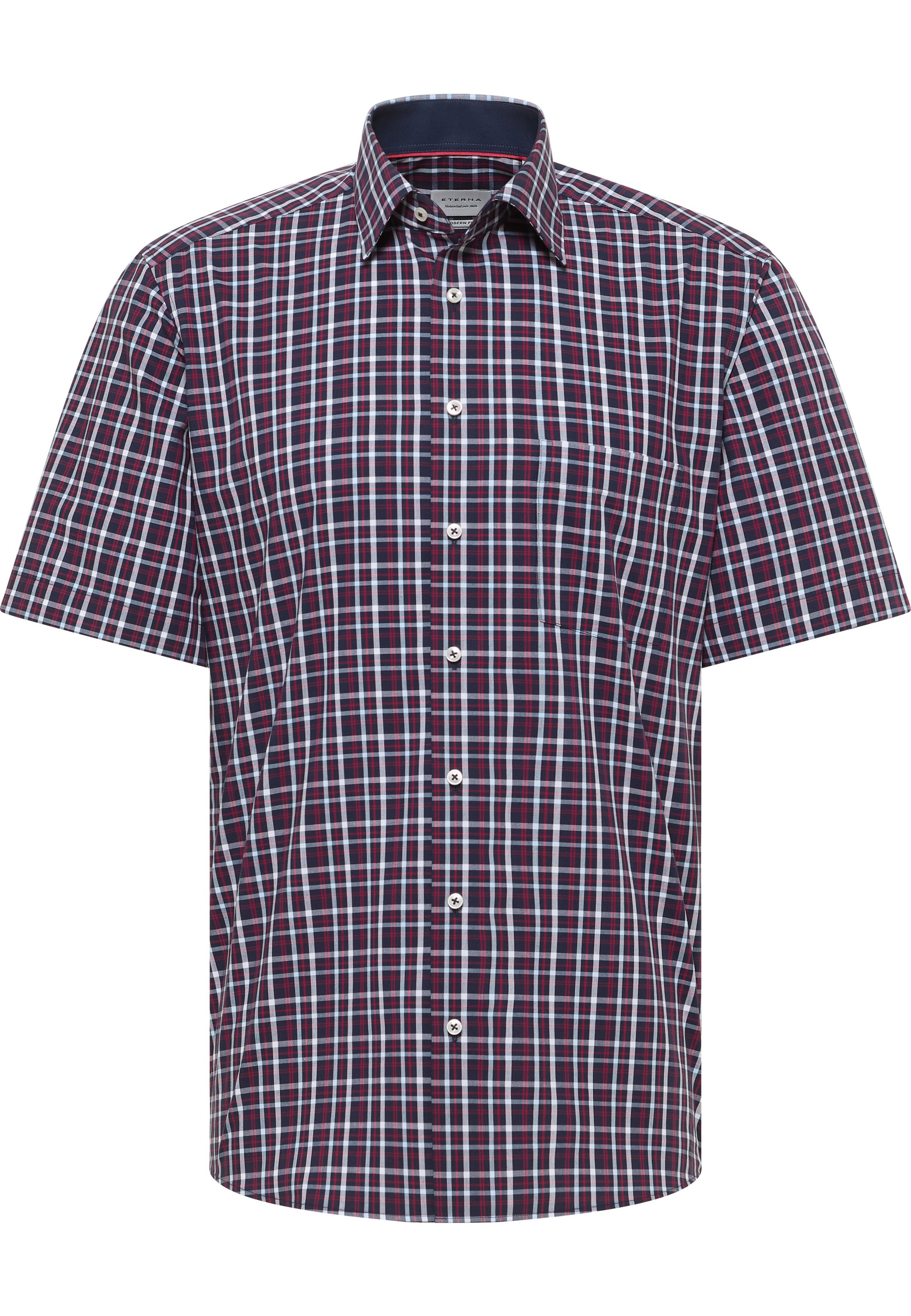 Eterna Kurzarmhemd »MODERN FIT« NON IRON (bügelfrei)