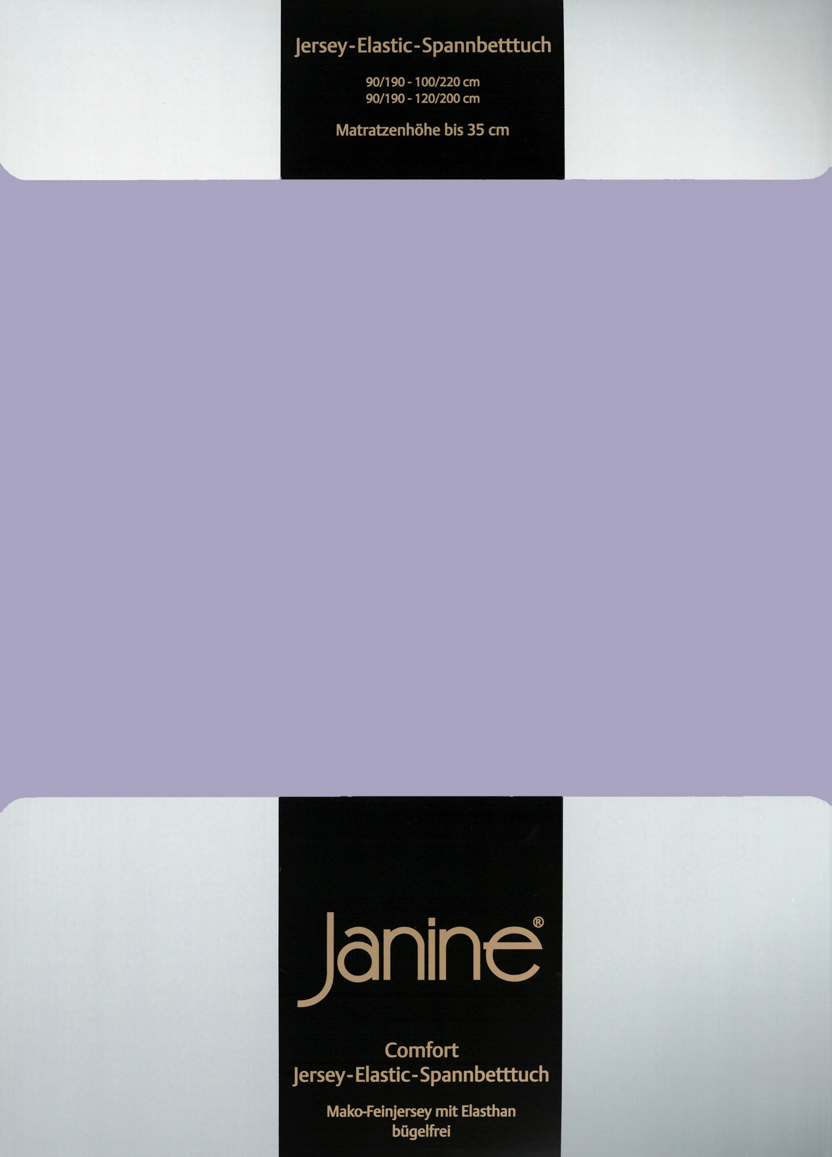 Janine Spannbettlaken »ELASTIC 5002«, für Matratzen bis 35 cm Höhe, 95% Baumwolle, hochwertig, langlebig