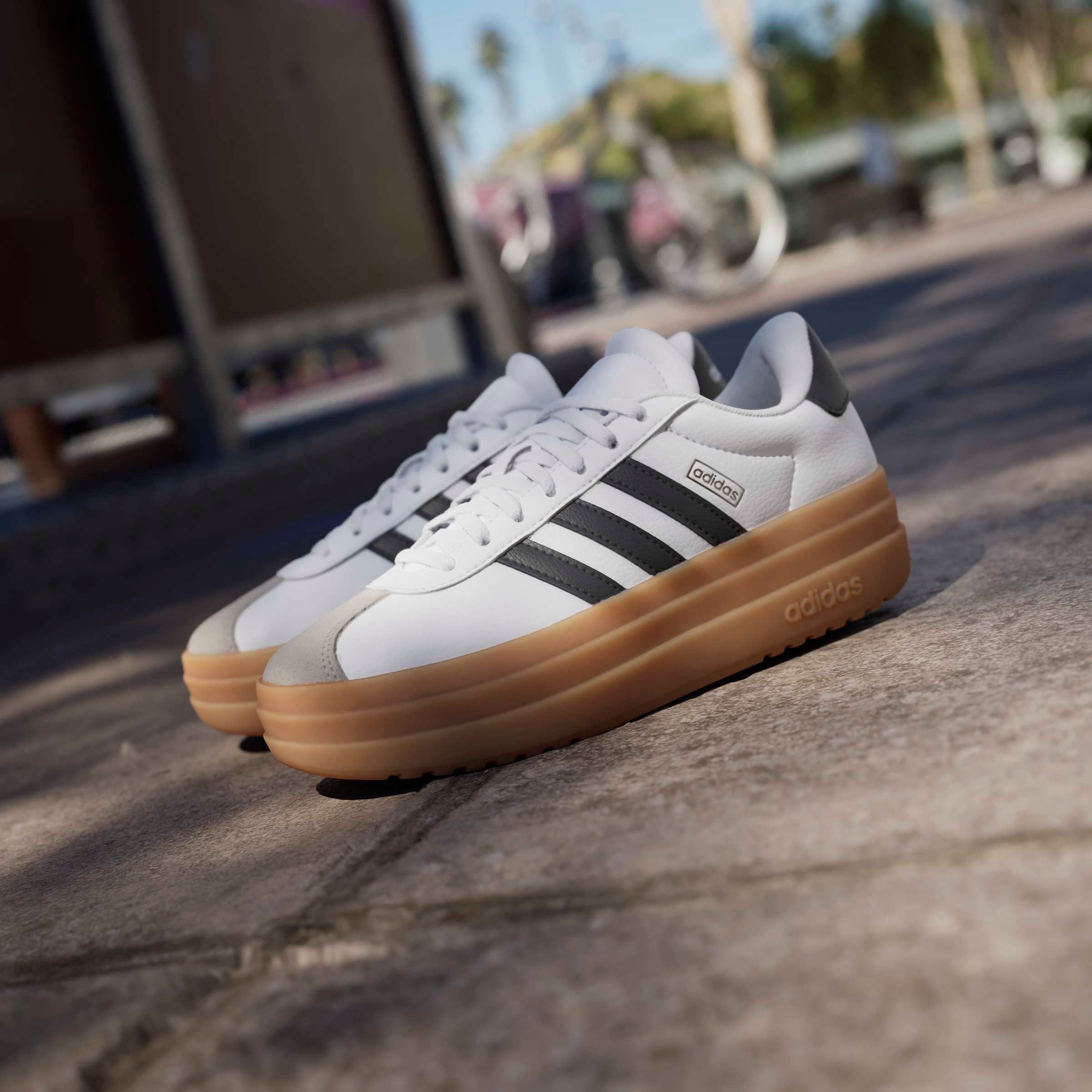 adidas Sportswear Sneaker »VL COURT BOLD LIFESTYLE KIDS«  Design auf den Spuren des adidas Gazelle Bold
