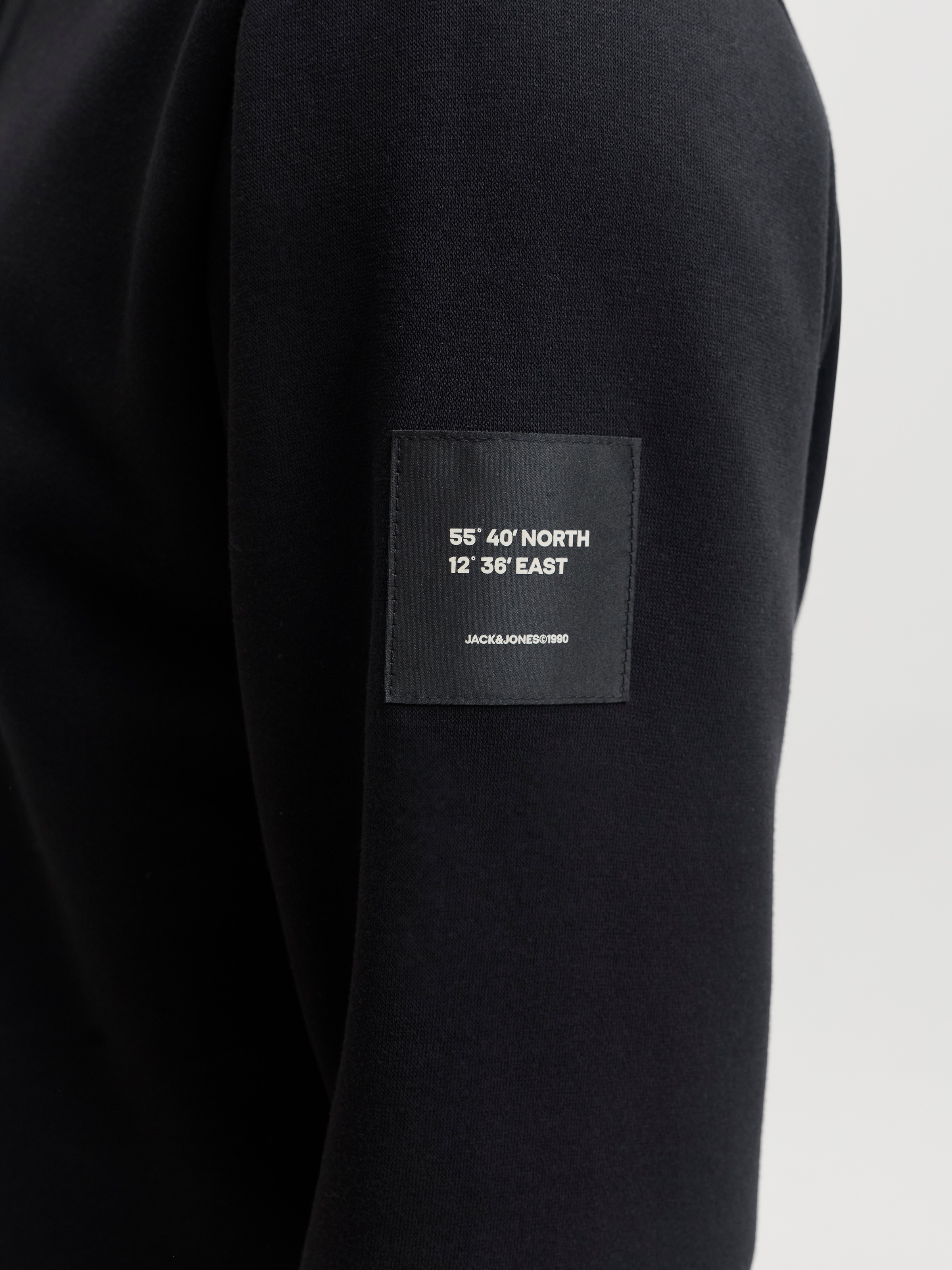 Jack & Jones Kapuzensweatshirt »JJCLEVELAND SWEAT HOOD SN«, Materialmix, regular fit
