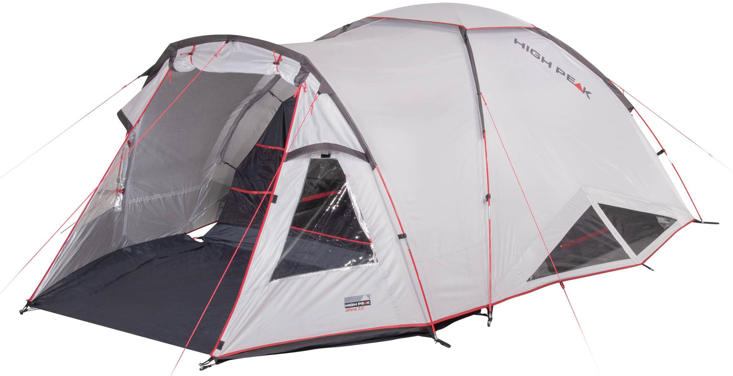 High Peak Kuppelzelt »Zelt Alfena 3.0«, 3 Personen, (mit