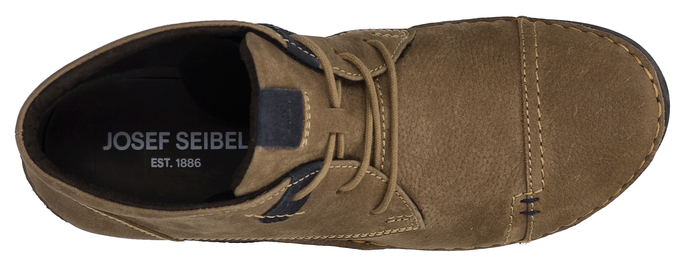 Josef Seibel Schnürboots »Fergey 43«, Boots, Komfortschuh mit Wechselfußbett aus Leder