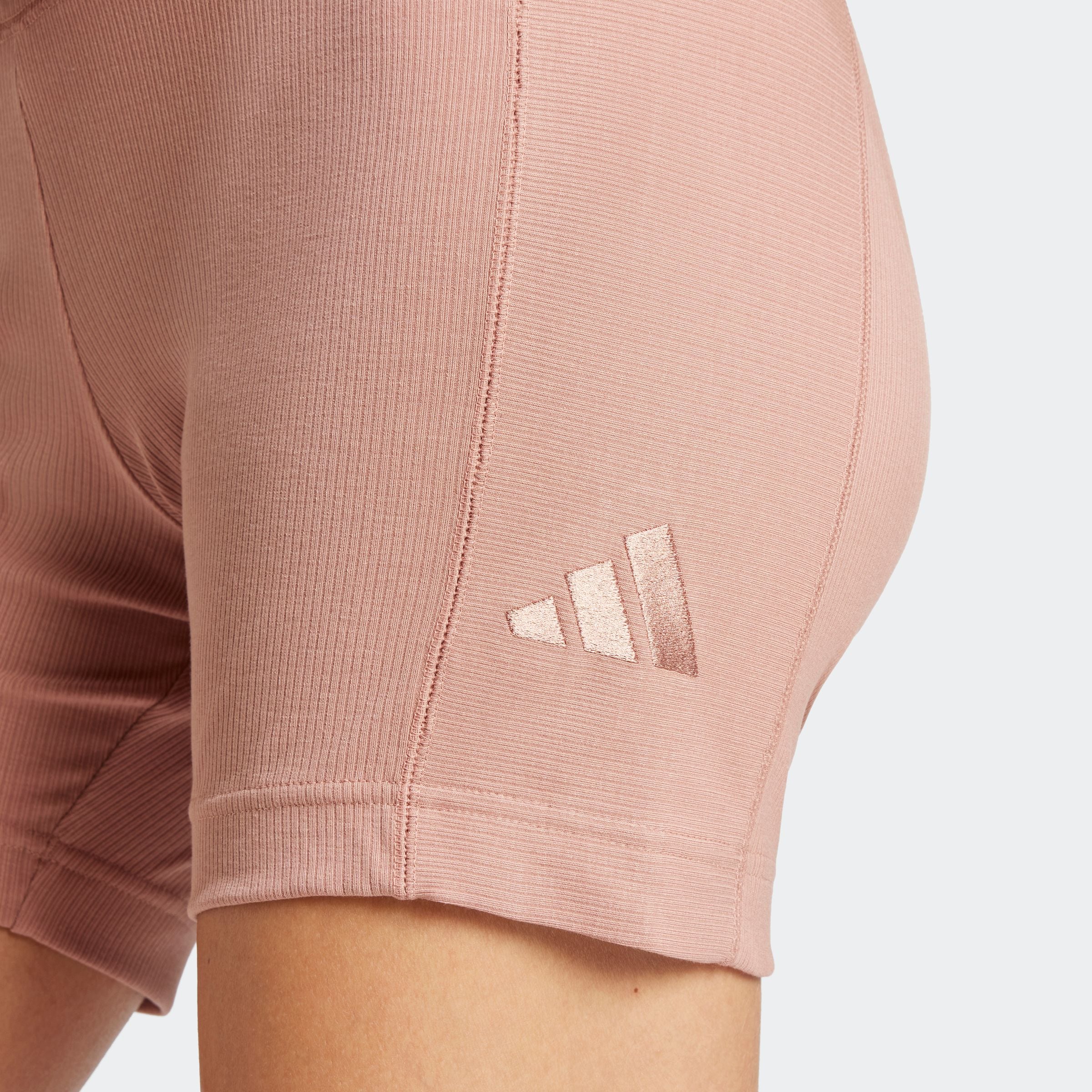adidas Sportswear Shorts »W LNG RIB BIKER«, (1 tlg.)