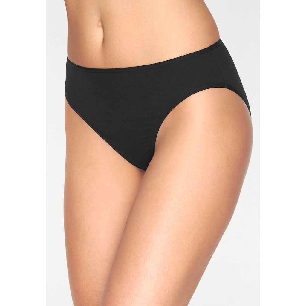 petite fleur Bikinislip, (Packung, 10 St.), aus elastischer Baumwolle