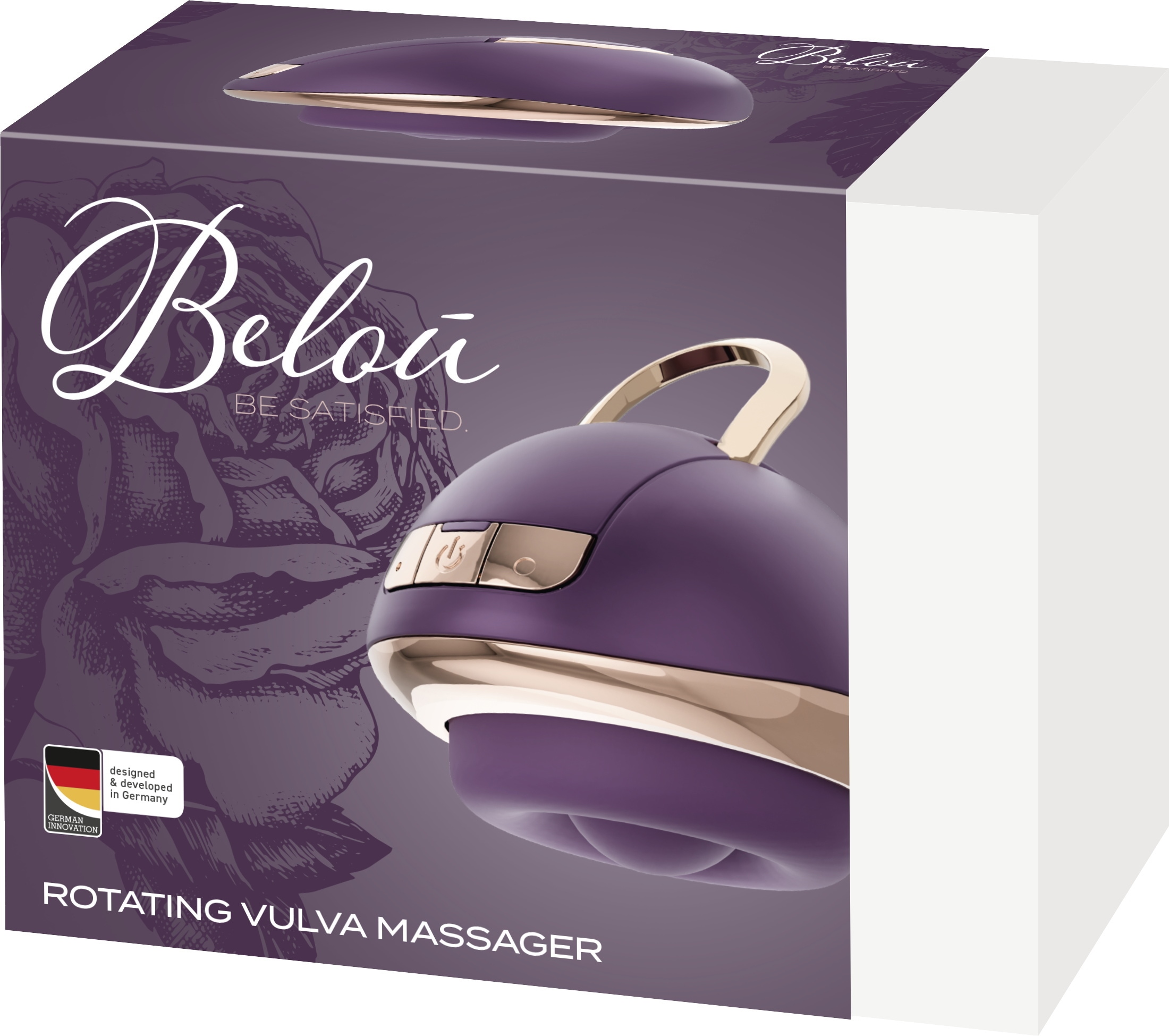 Belou Vibrator »Auflegevibrator Rotating Vulva Massager«