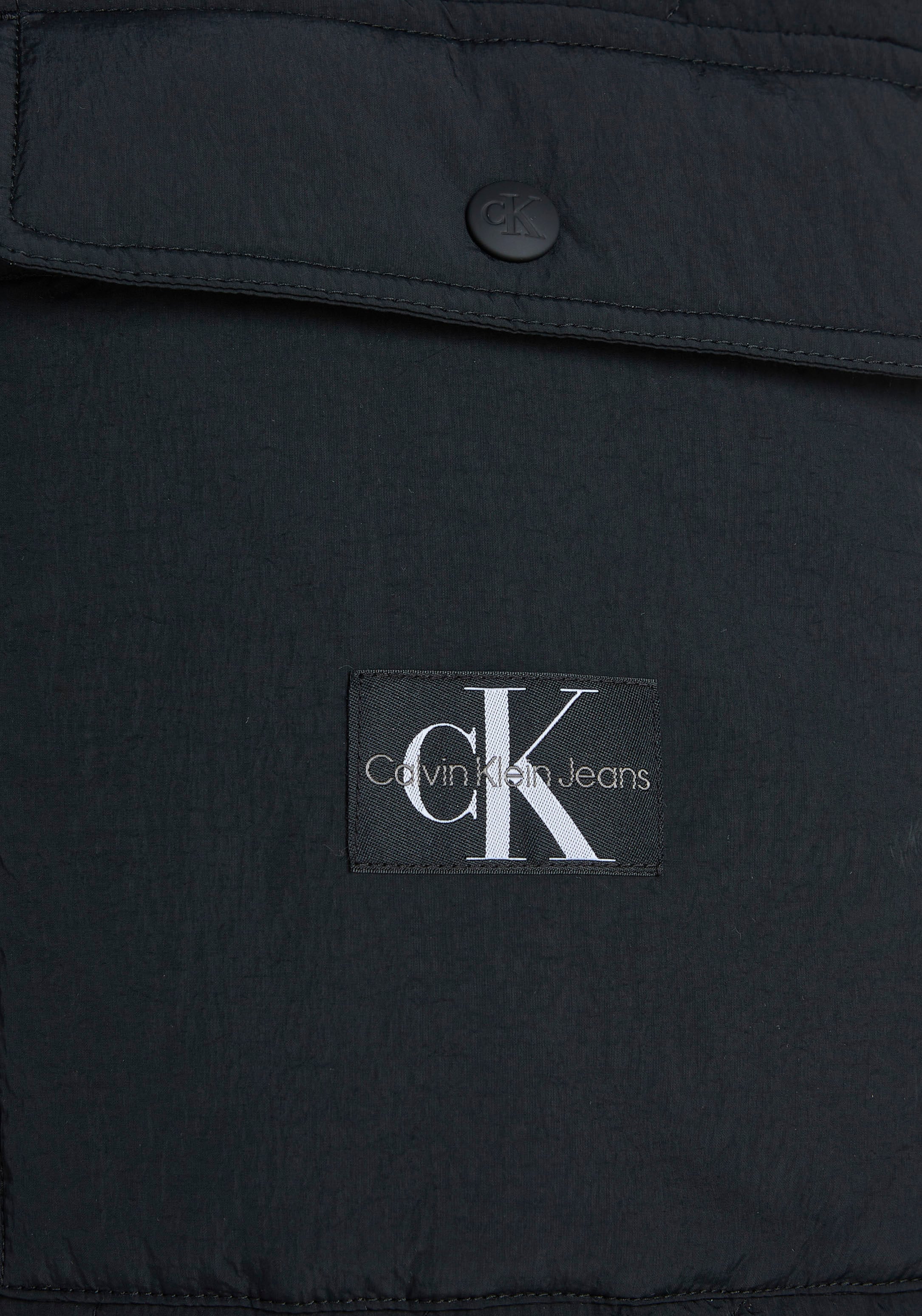 Klein OTTO »LONG Jeans QUILTED Online COAT« Shop Steppmantel Calvin im UTILITY