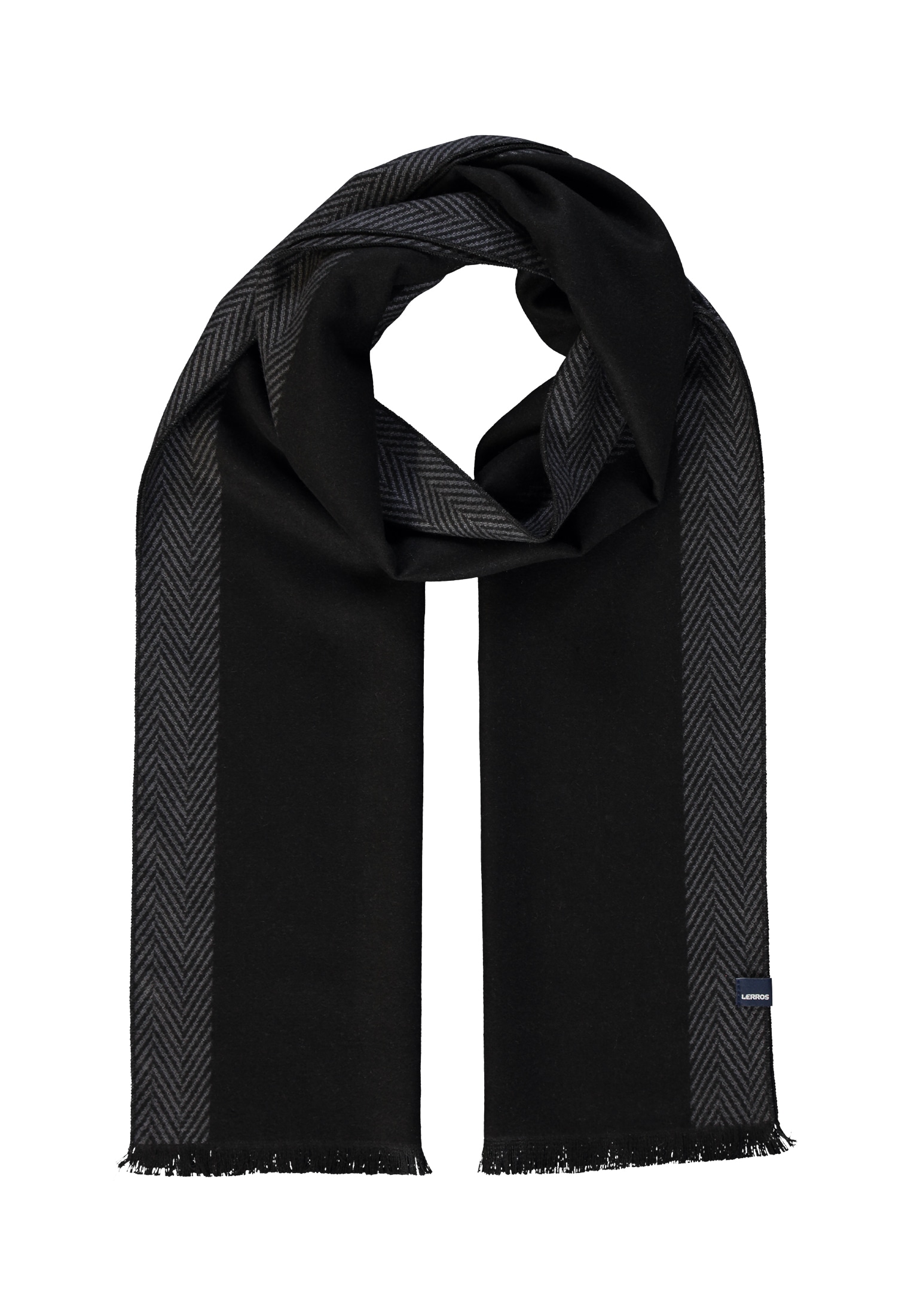 LERROS Wollschal »Schal mit Fischgratmuster«