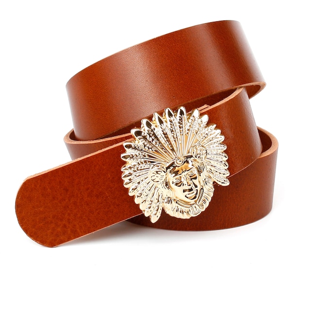 Anthoni Crown Ledergürtel, genarbt, mit glänzender Schließe im OTTO Online  Shop