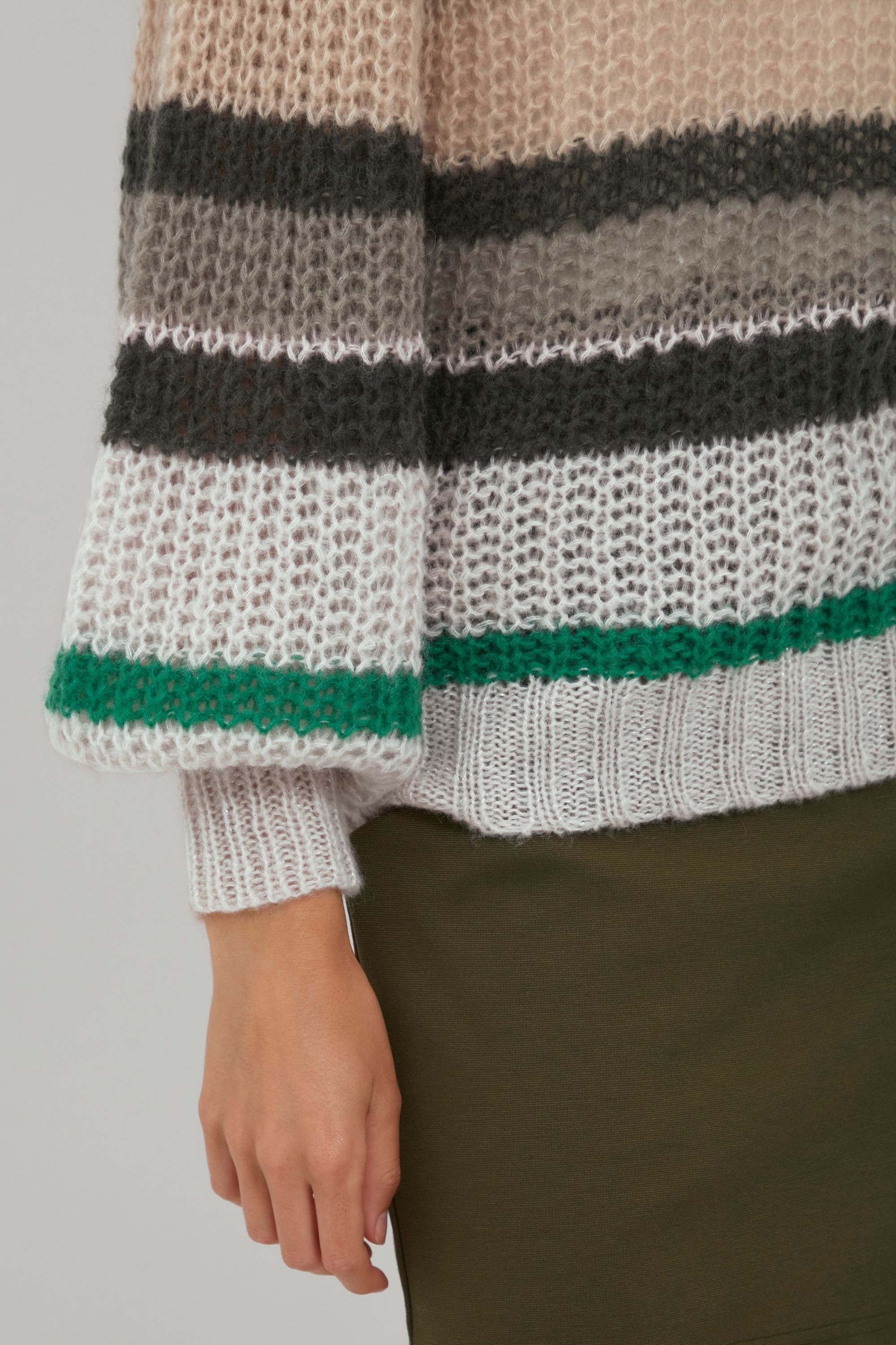 Ichi Strickfleece-Pullover »Strickpullover IHMaisa«