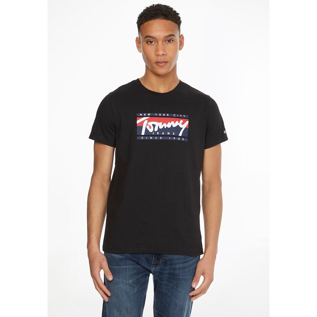 Tommy Jeans T-Shirt »TJM ESSENTIAL TOMMY SCRIPT TEE«