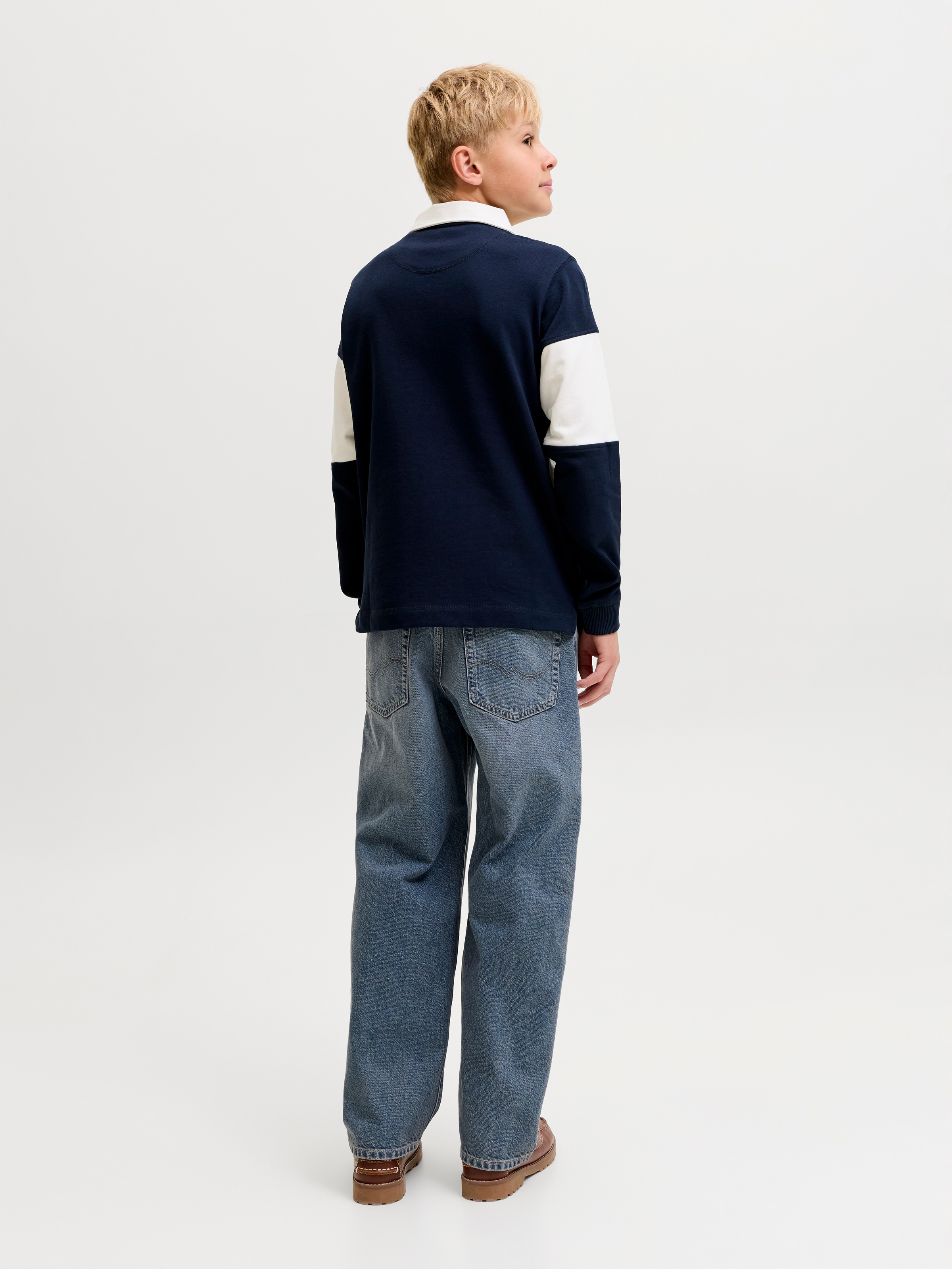 Jack & Jones Junior Relax-fit-Jeans »JJIALEX JJORIGINAL SQ 032 SN JNR« Baumwolle, relaxed fit