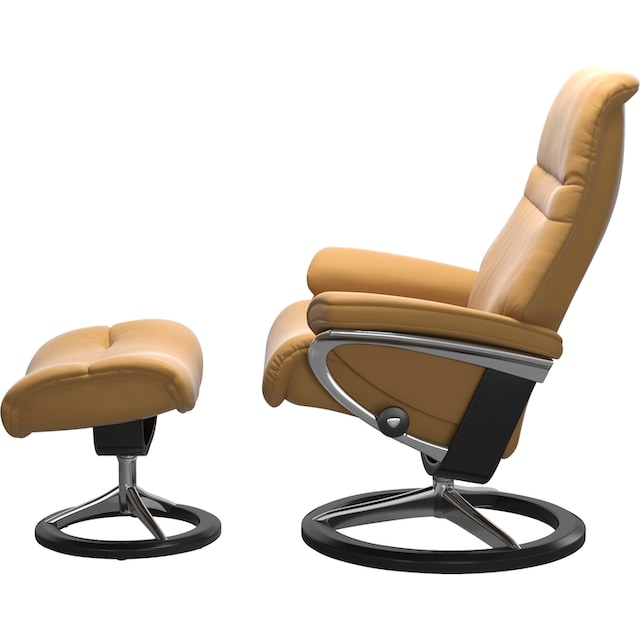 Stressless® Relaxsessel »Sunrise«, (Set, Relaxsessel mit Hocker), mit  Signature Base, Größe M, Gestell Schwarz OTTO Online Shop