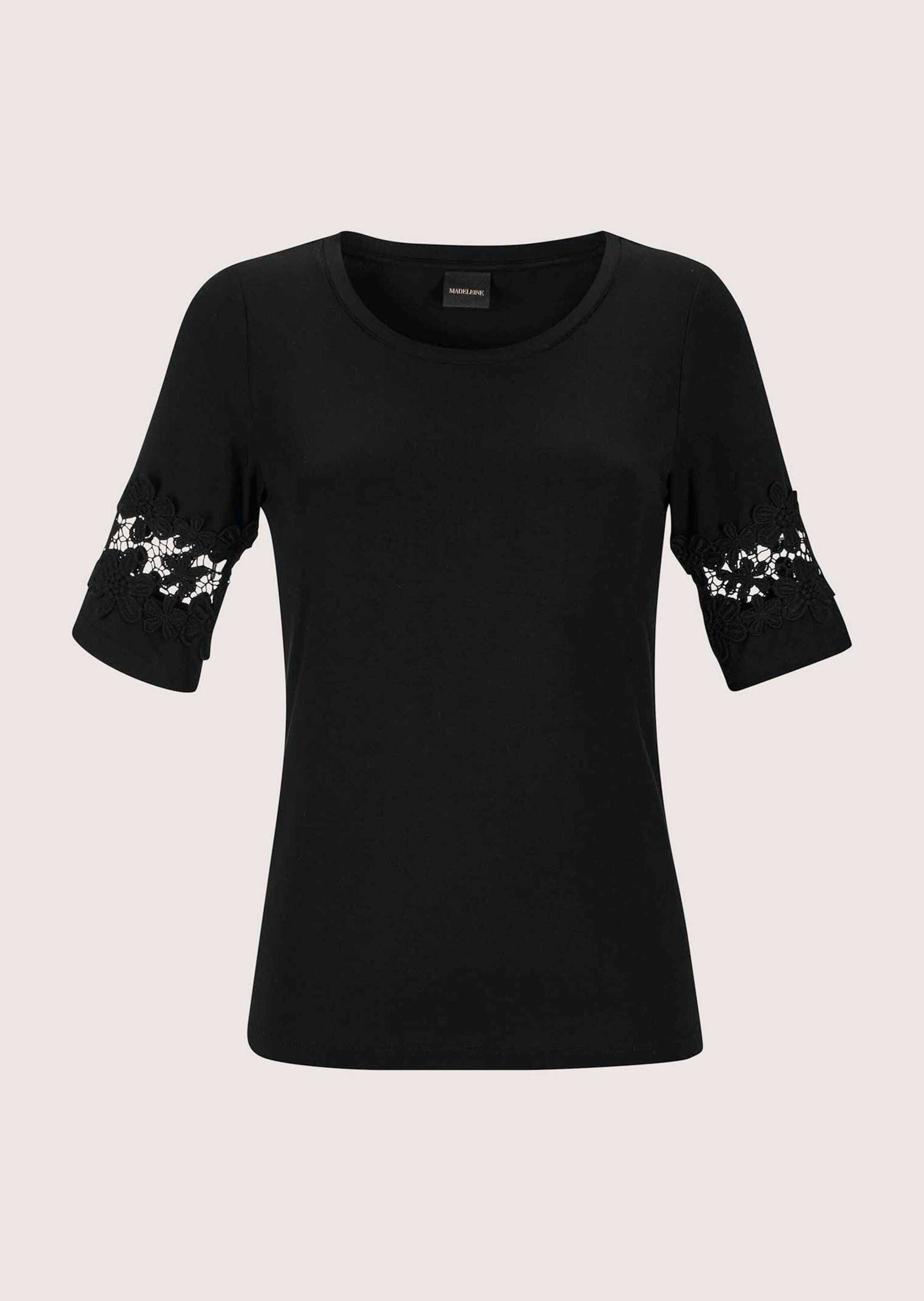 MADELEINE Kurzarmshirt »Shirt Sommerliches Shirt mit Spitzendetail«