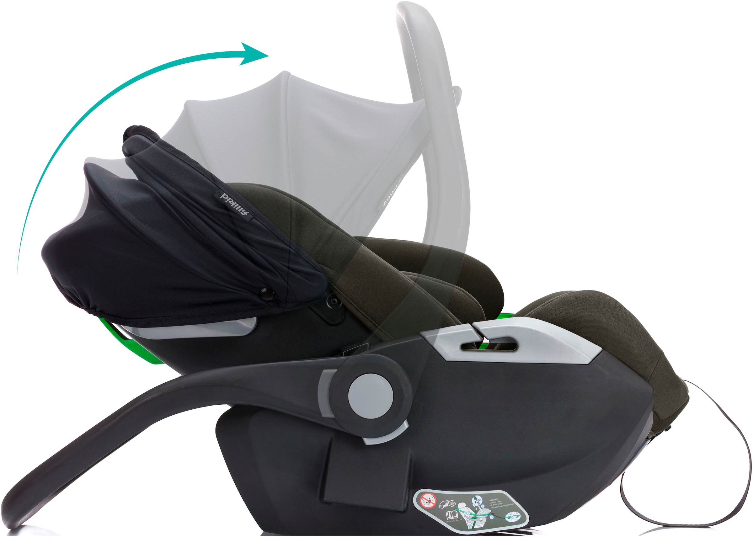 Fillikid Autokindersitz »NOA, inkl. Basisstation« Gr. 0, 360 °