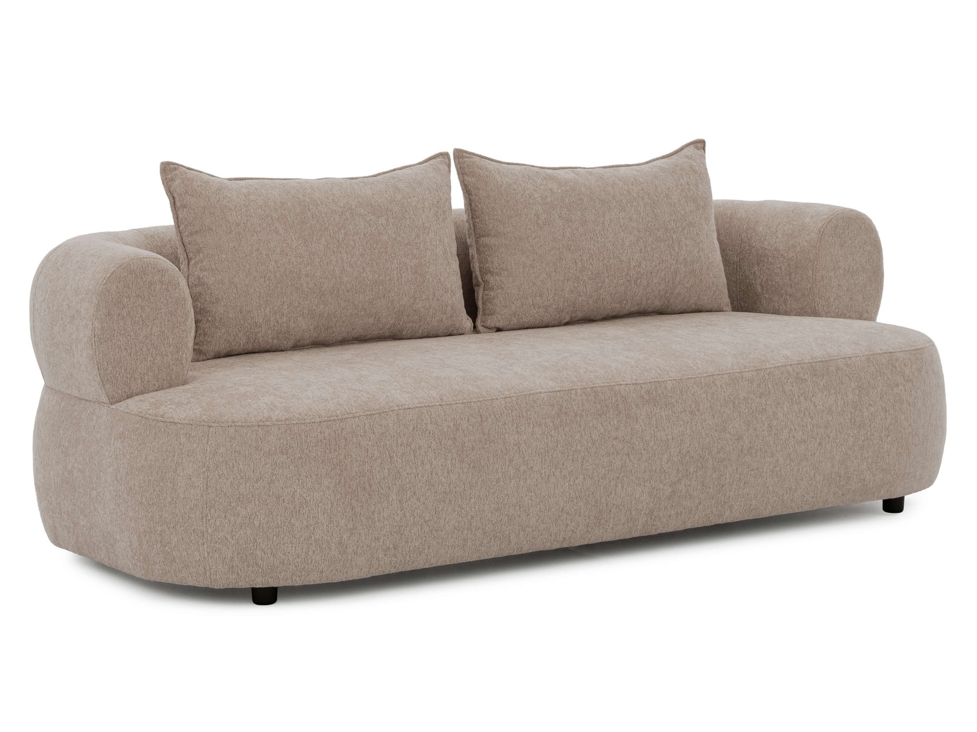 Home affaire 3-Sitzer »LUSSAC 3-Sitzer Design-Sofa mit Zierkissen, Maße B/T/H: 202/123/78 cm« hoher Sitzkomfort und modernes Design, Sofa ohne Bettfunktion