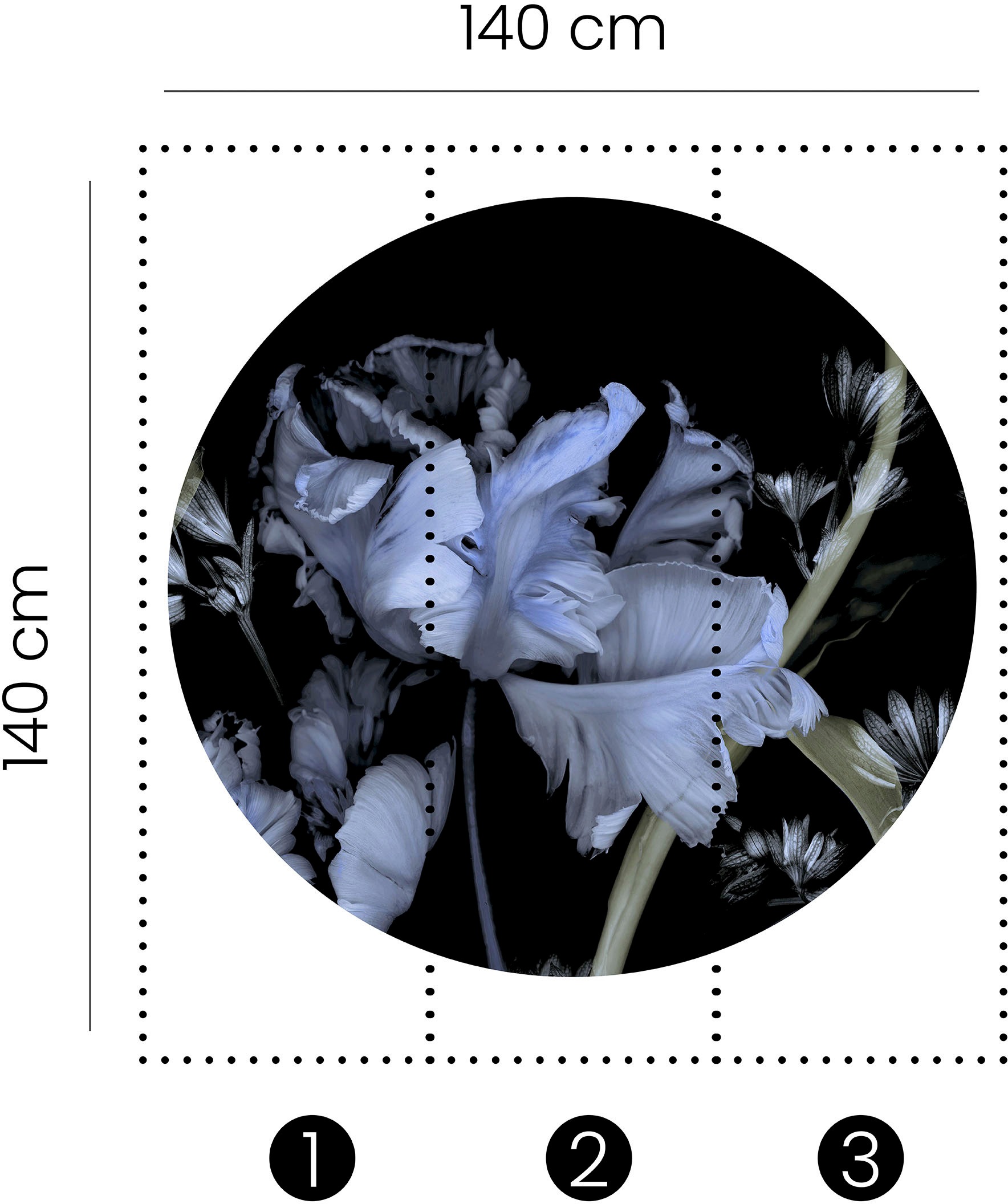 Fashion for walls Fototapete »Tiao Hua« floral glatt Phthalate frei