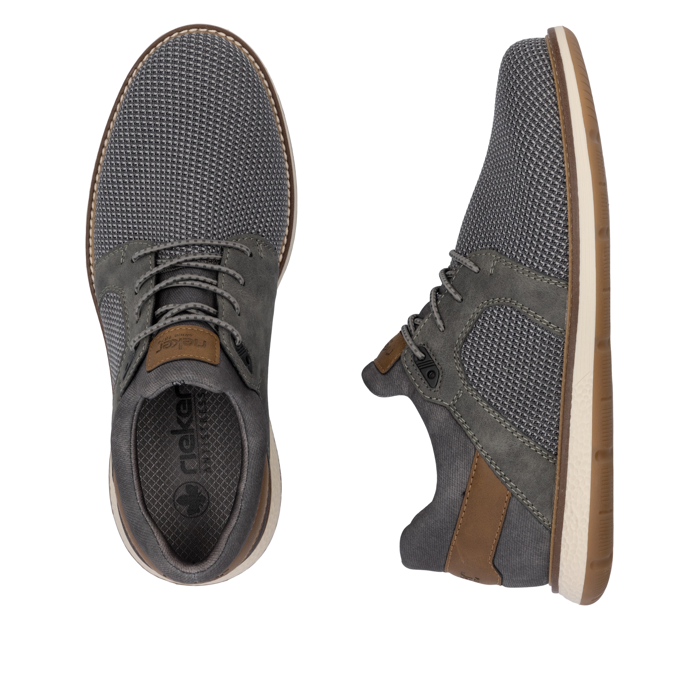 Rieker Slip-On Sneaker, Slipper, Halbschuh, Freizeitsneaker mit gepolstertem Schaftrand