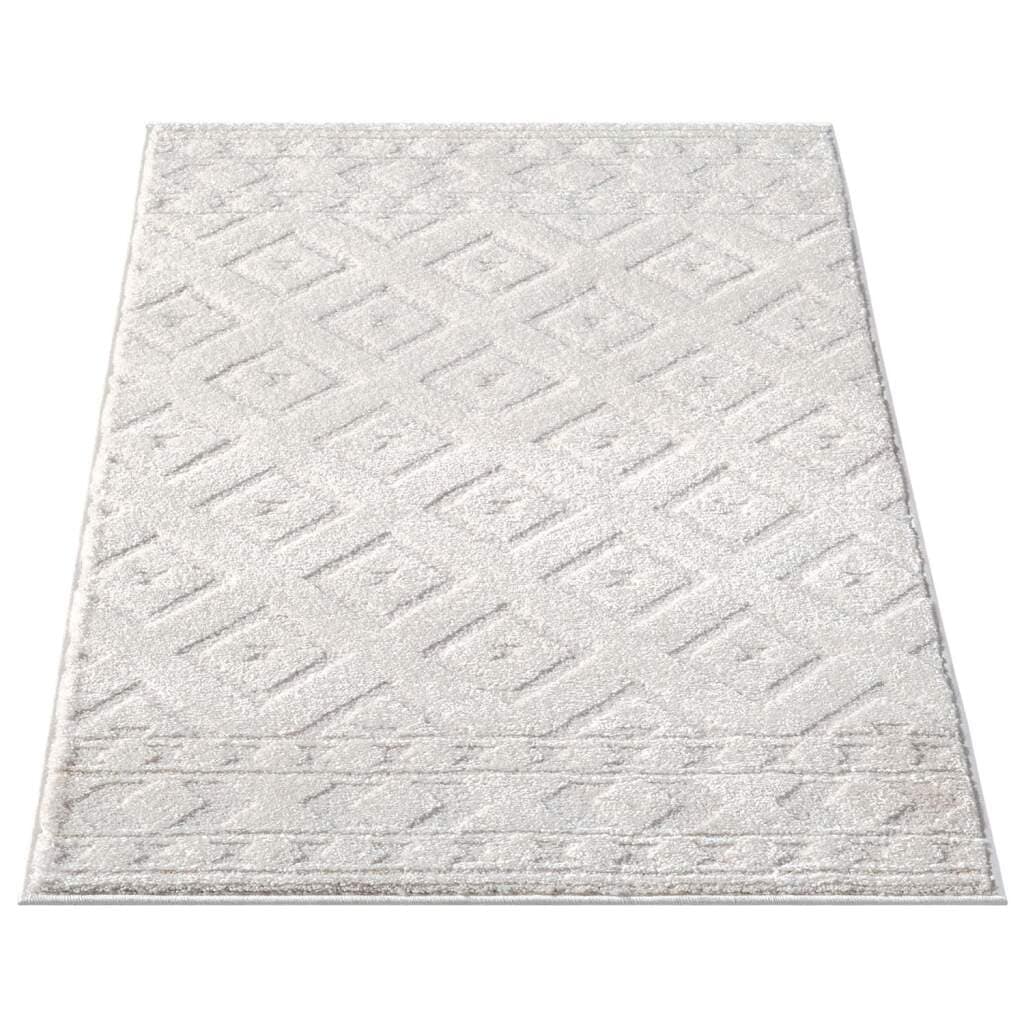 Carpet City Teppich »LOUNGE 9999«, rechteckig, 15 mm Höhe, Kurzflor-Teppich Modern, Hoch-Tief-Struktur, Wohnzimmer, Schlafzimmer
