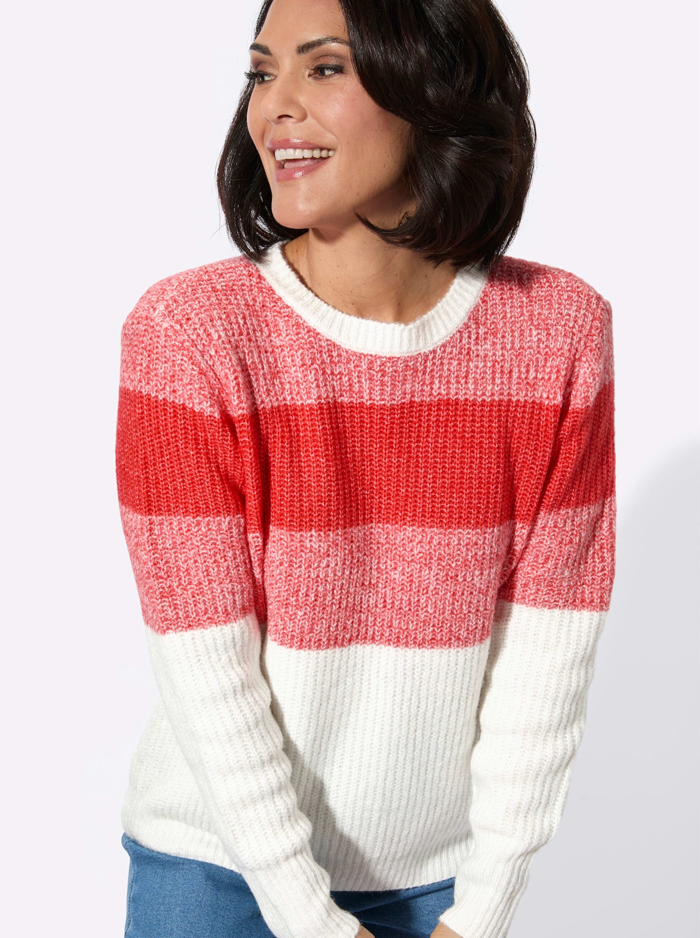Casual Looks Rundhalspullover »Rundhals-Pullover«