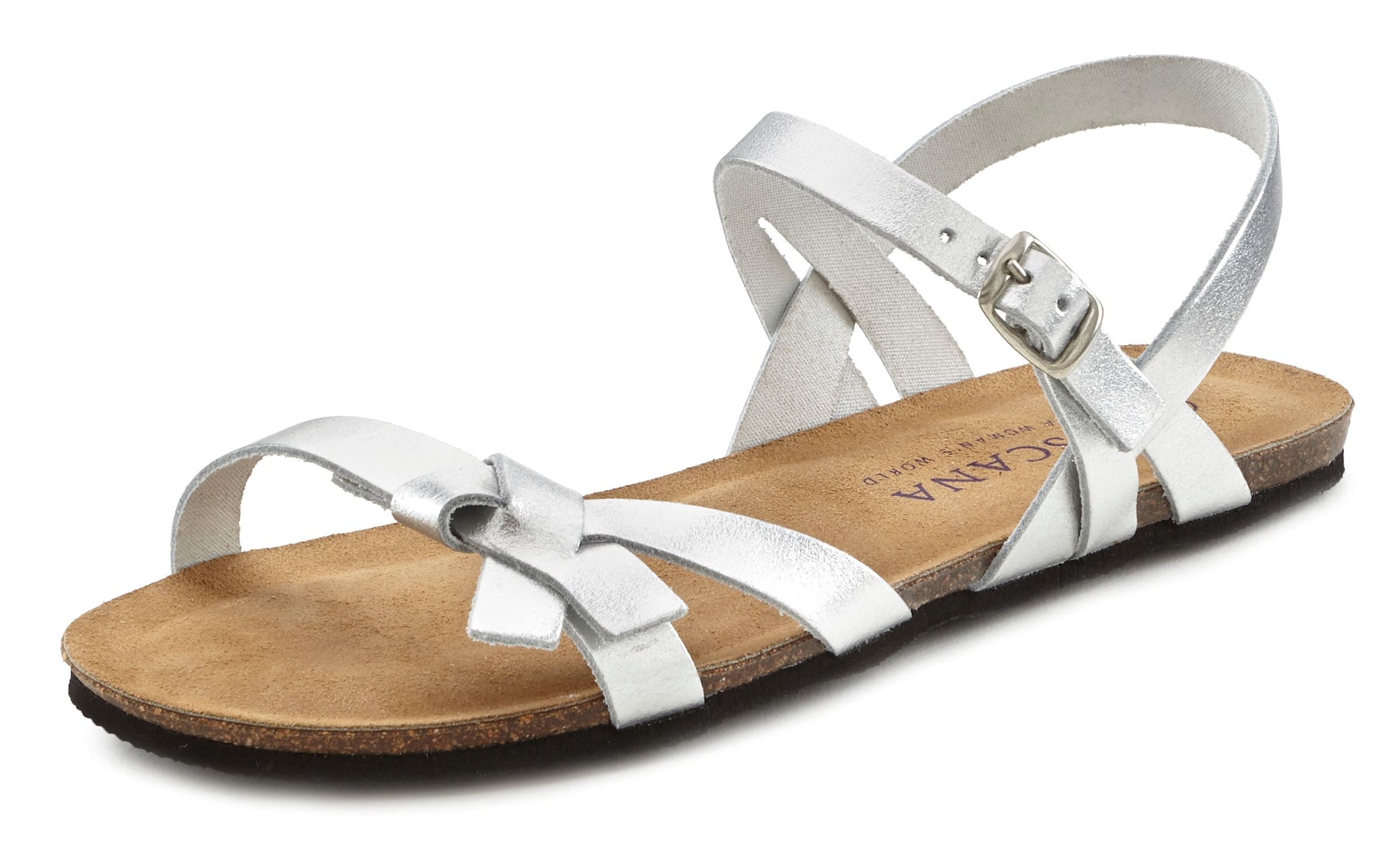 LASCANA Sandale »Sommerschuh«, Sandalette, Sommerschuh aus Leder
