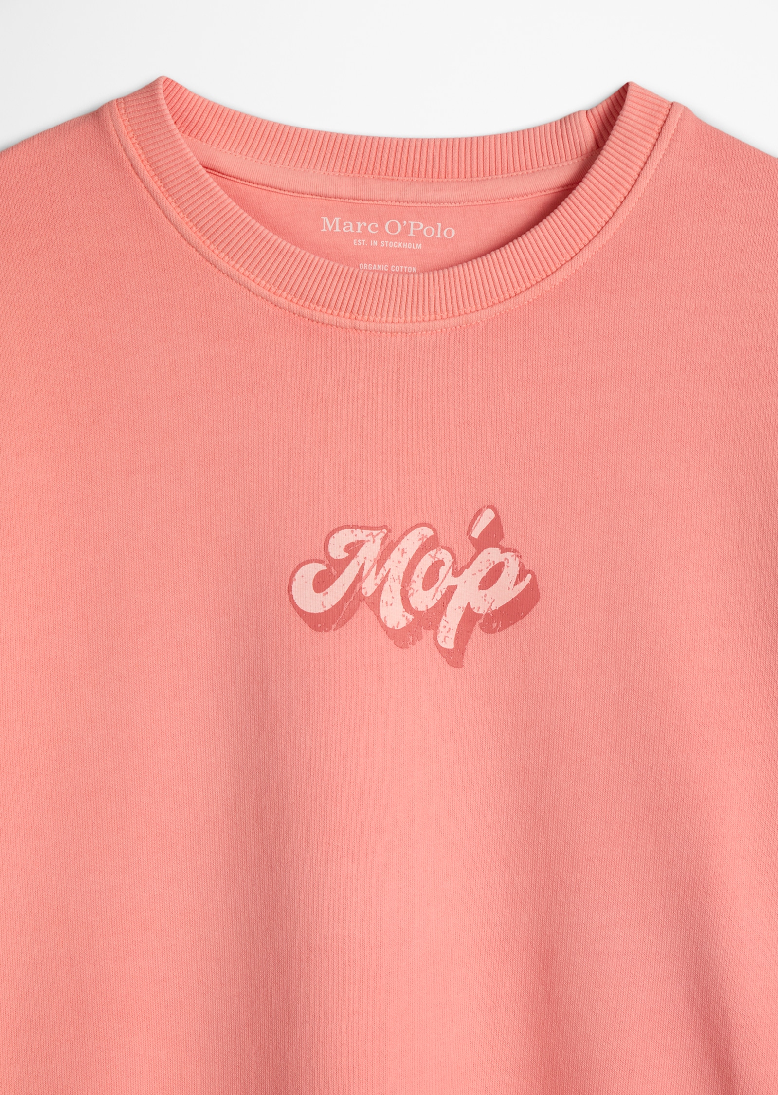 Marc O'Polo Junior Sweatshirt , angeraute Innenseite, modischer Rückenprint, normale Passform
