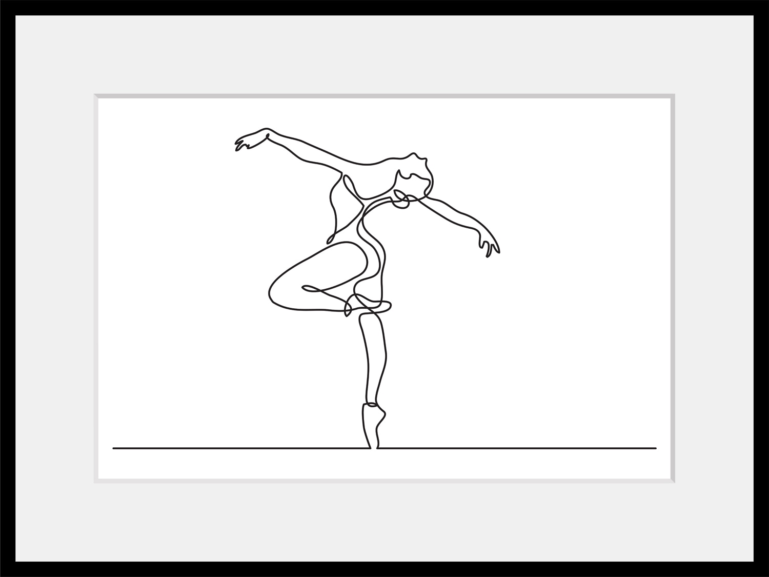 queence Bild »Polina«, Frau, gerahmt, Ballerina, Ballett