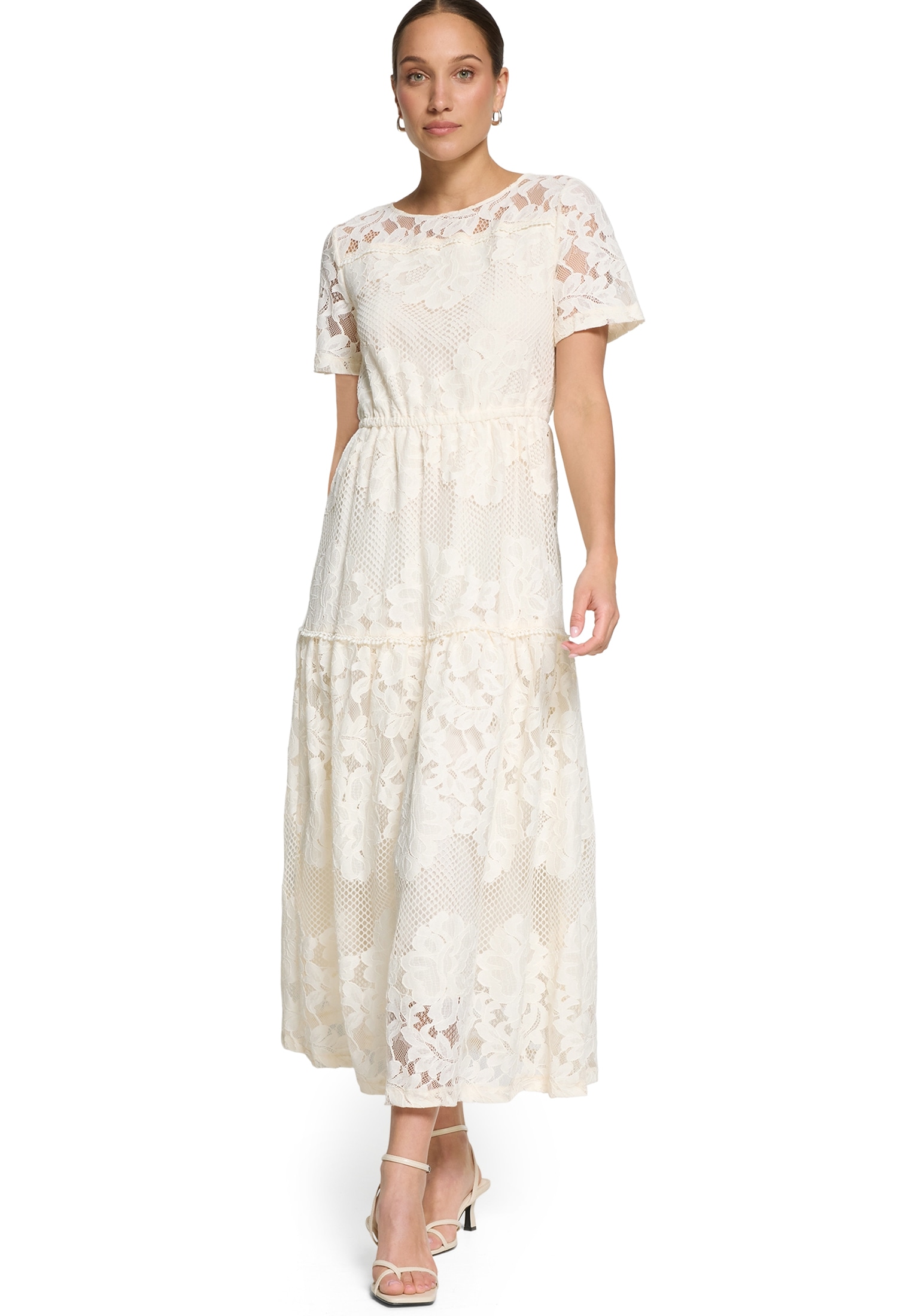 Zero Maxikleid »Maxikleid kurzarm«