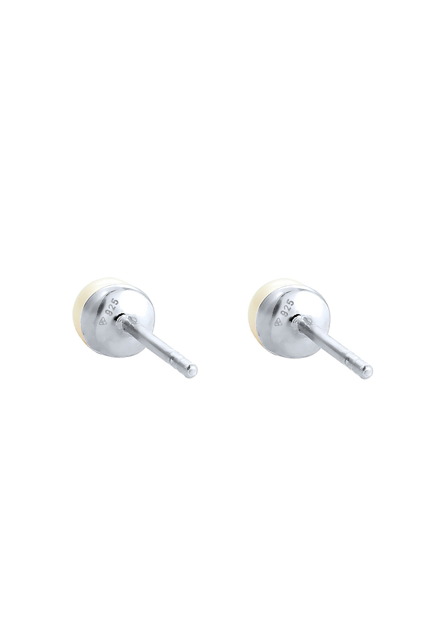 Elli Paar Ohrstecker »Ohrringe Süßwasserzuchtperlen Basic Klassik 925 Silber«