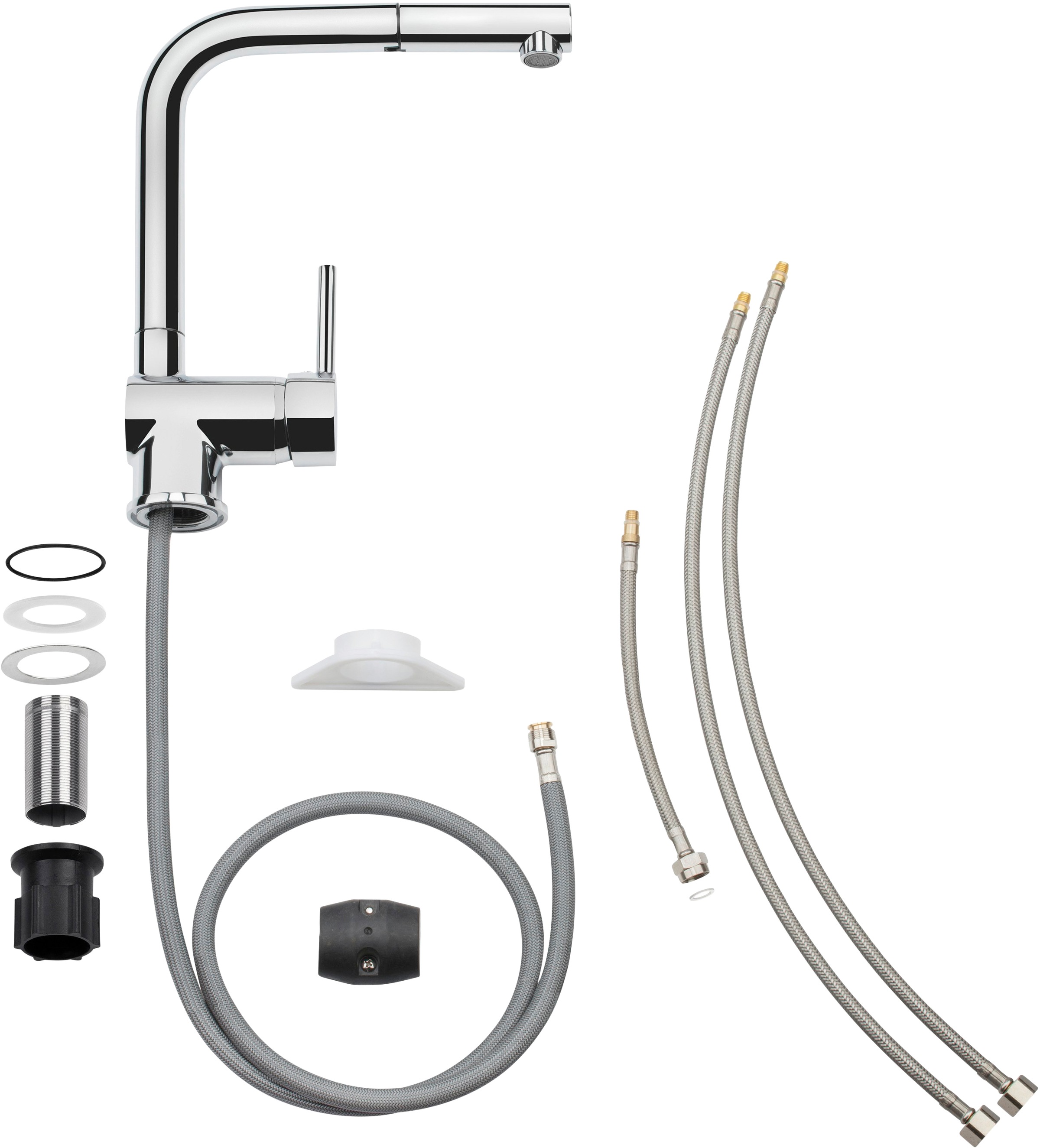 CORNAT Spültischarmatur »Livenne« HD, Messing, verchromt