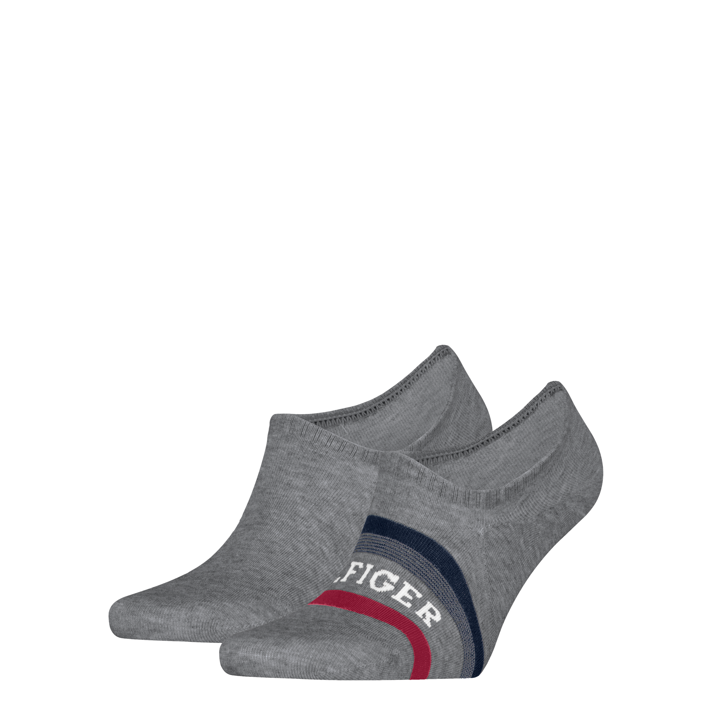 Tommy Hilfiger Füßlinge »TH MEN FOOTIE 2P HILFIGER TAB« 2er-Pack,  mit Anti-Rutsch Technologie