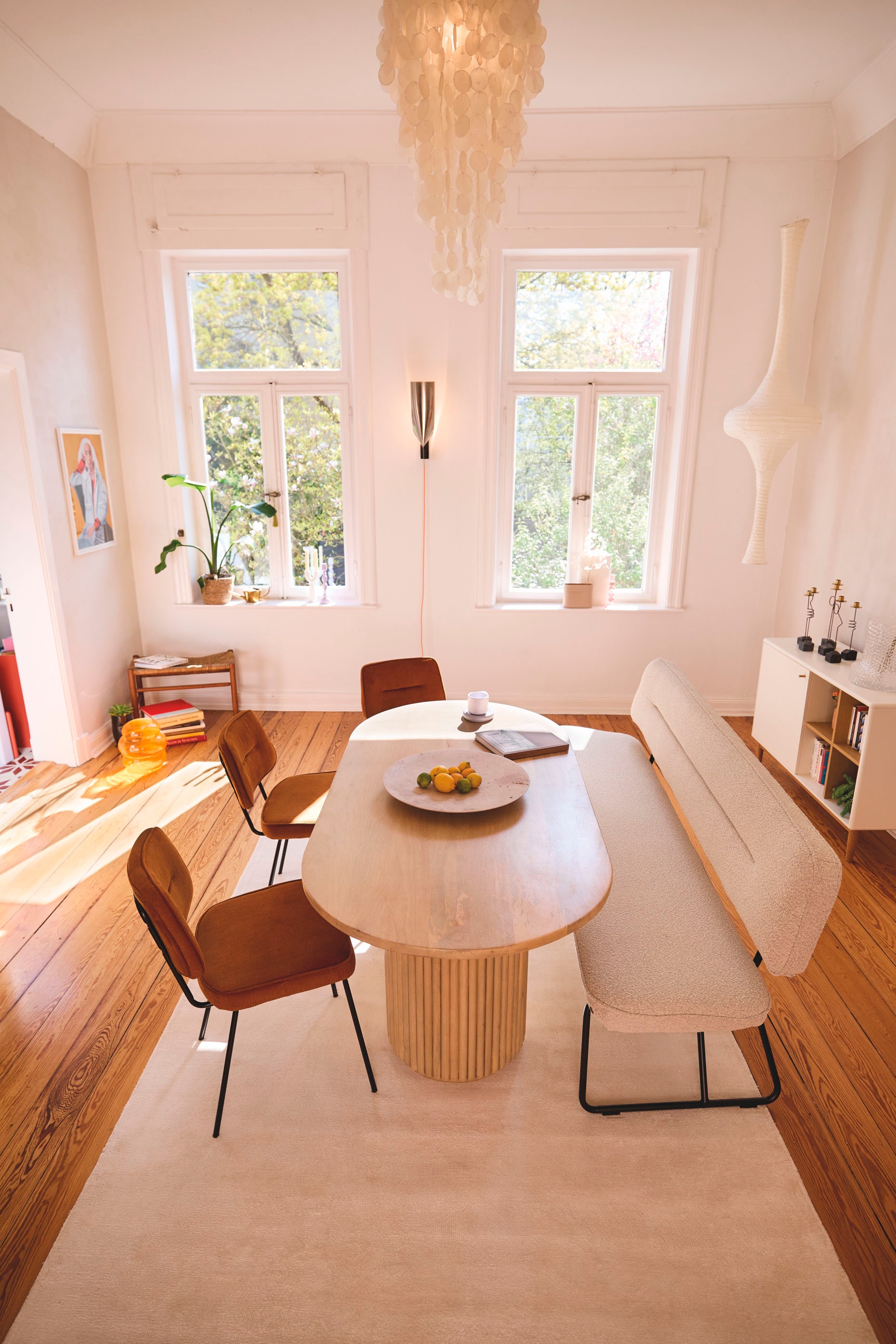TOM TAILOR HOME Esstisch »Ripped«, mit Tischbeinen im extravaganten Ribbed-Look