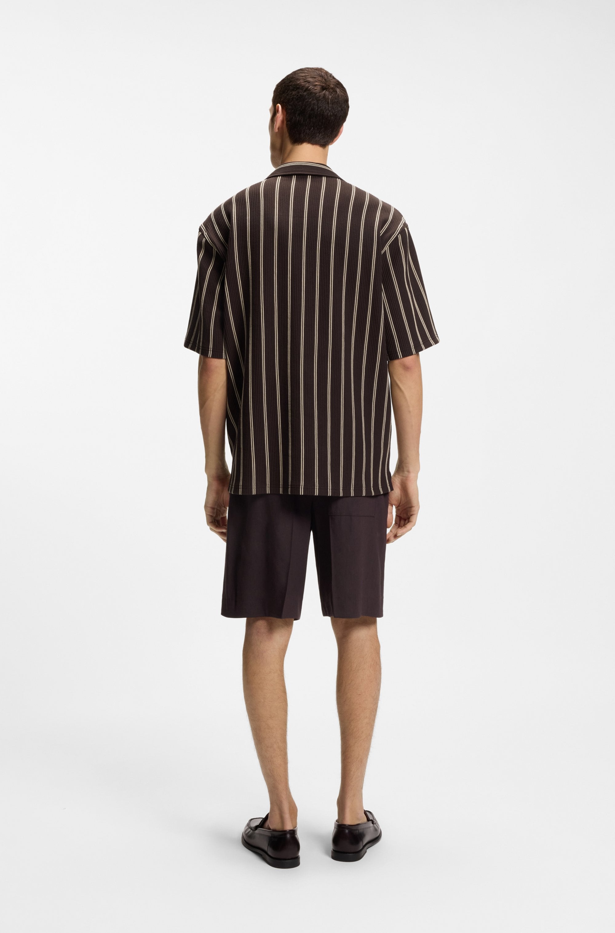 BOSS Kurzarmhemd »C-LARS CAMP B-262« mit Freizeitkragen, Relaxed Fit