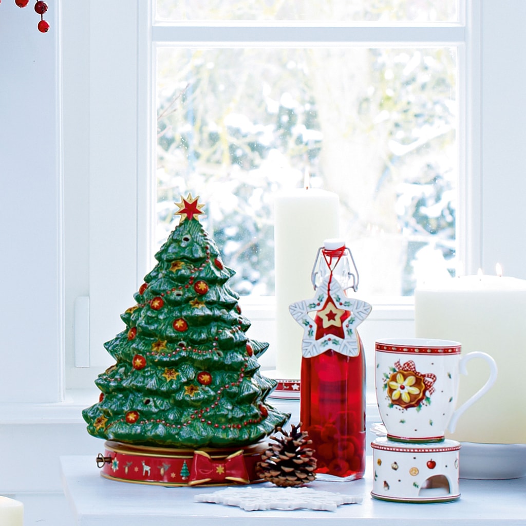 Villeroy & Boch Weihnachtsfigur »Weihnachtsbaum mit Spieluhr Toy's Delight 33 cm bunt«