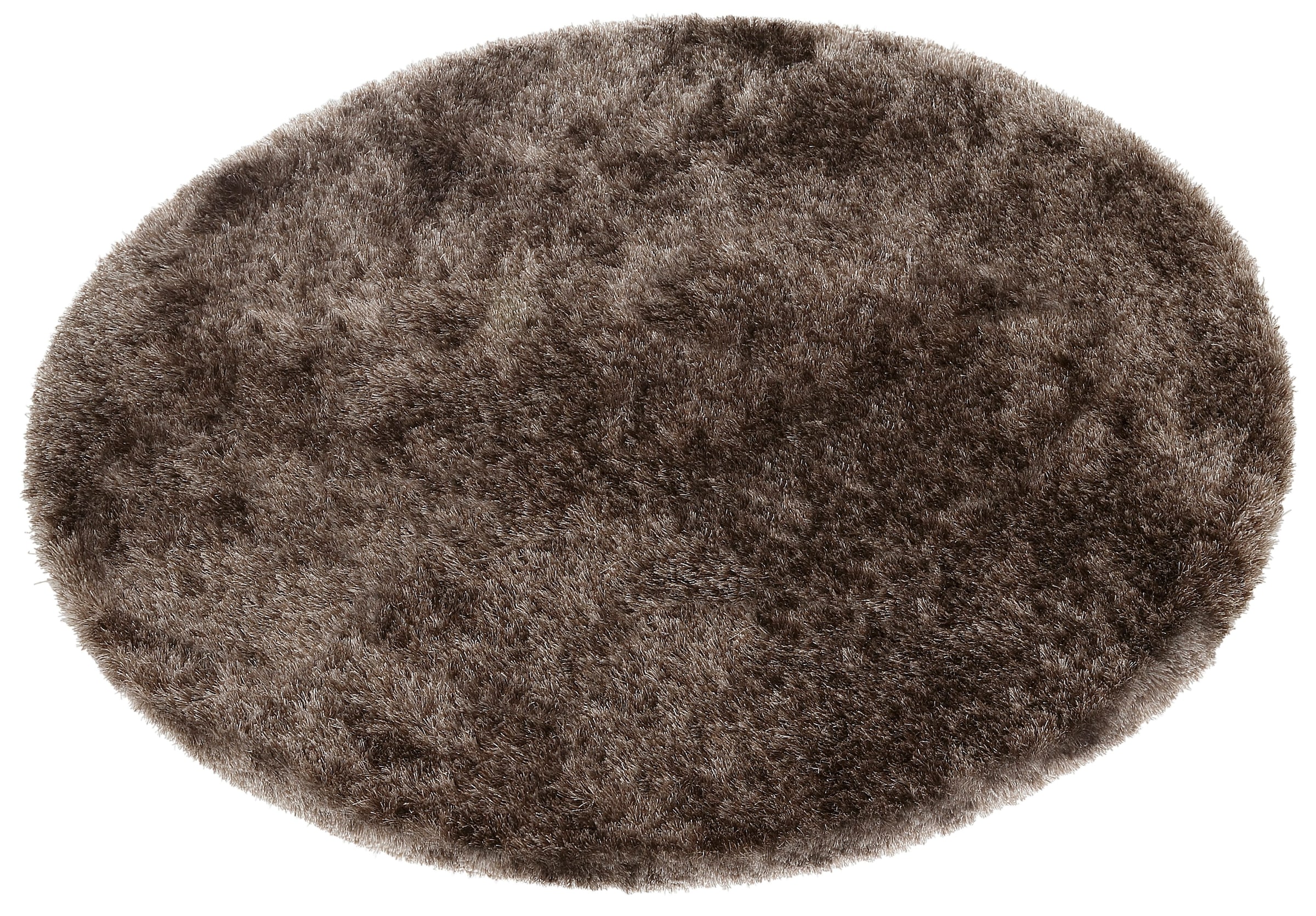 Kayoom Hochflor-Teppich »Diamond 700«, rund, 45 mm Höhe, weiche Microfaser, Langflor, Shaggy, Melange, Wohnzimmer