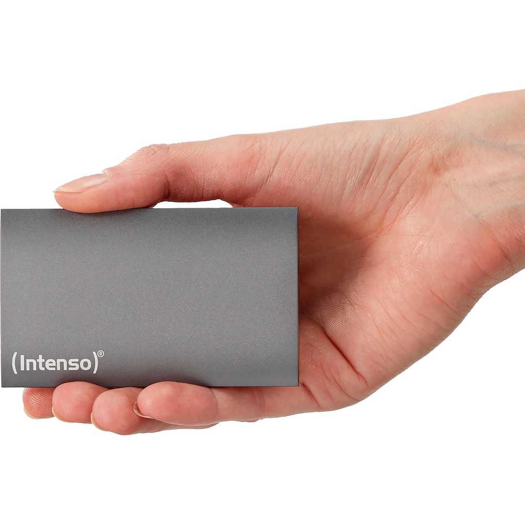 Intenso externe SSD »Portable SSD Premium«, 1,8 Zoll, Anschluss USB 3.0, Aluminium extra Slim