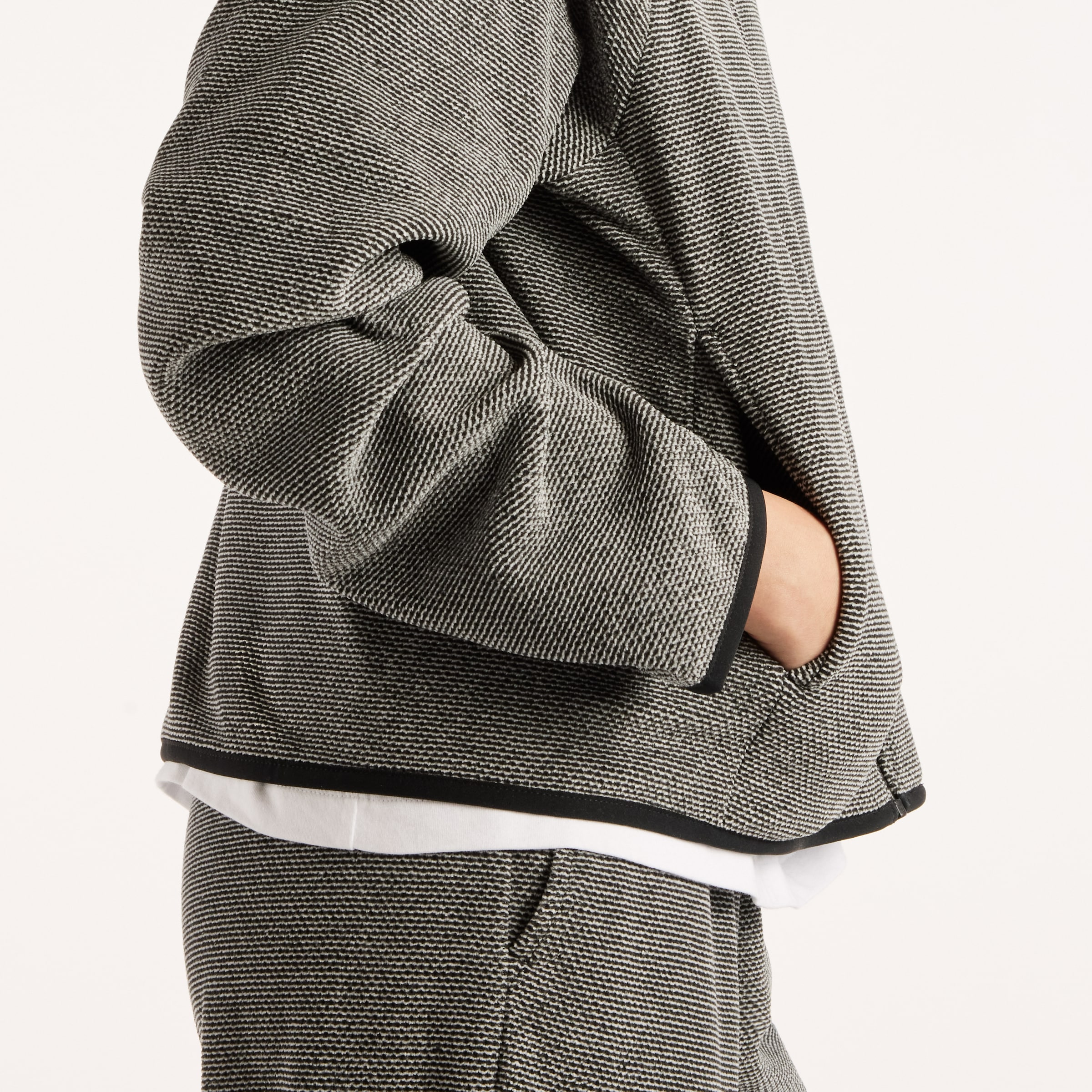 New Balance Trainingsjacke »TEXTURED FLEECE FULL ZIP« für Erwachsene konzipiert, aus Polyester