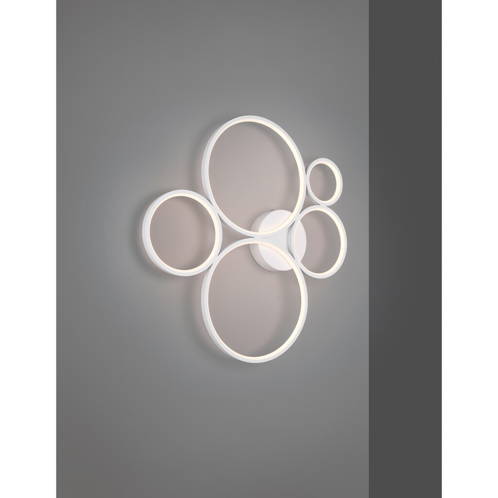 TRIO Leuchten LED Deckenleuchte »Rondo«, LED warmweiß 3000K dimmbar per Wandschalter