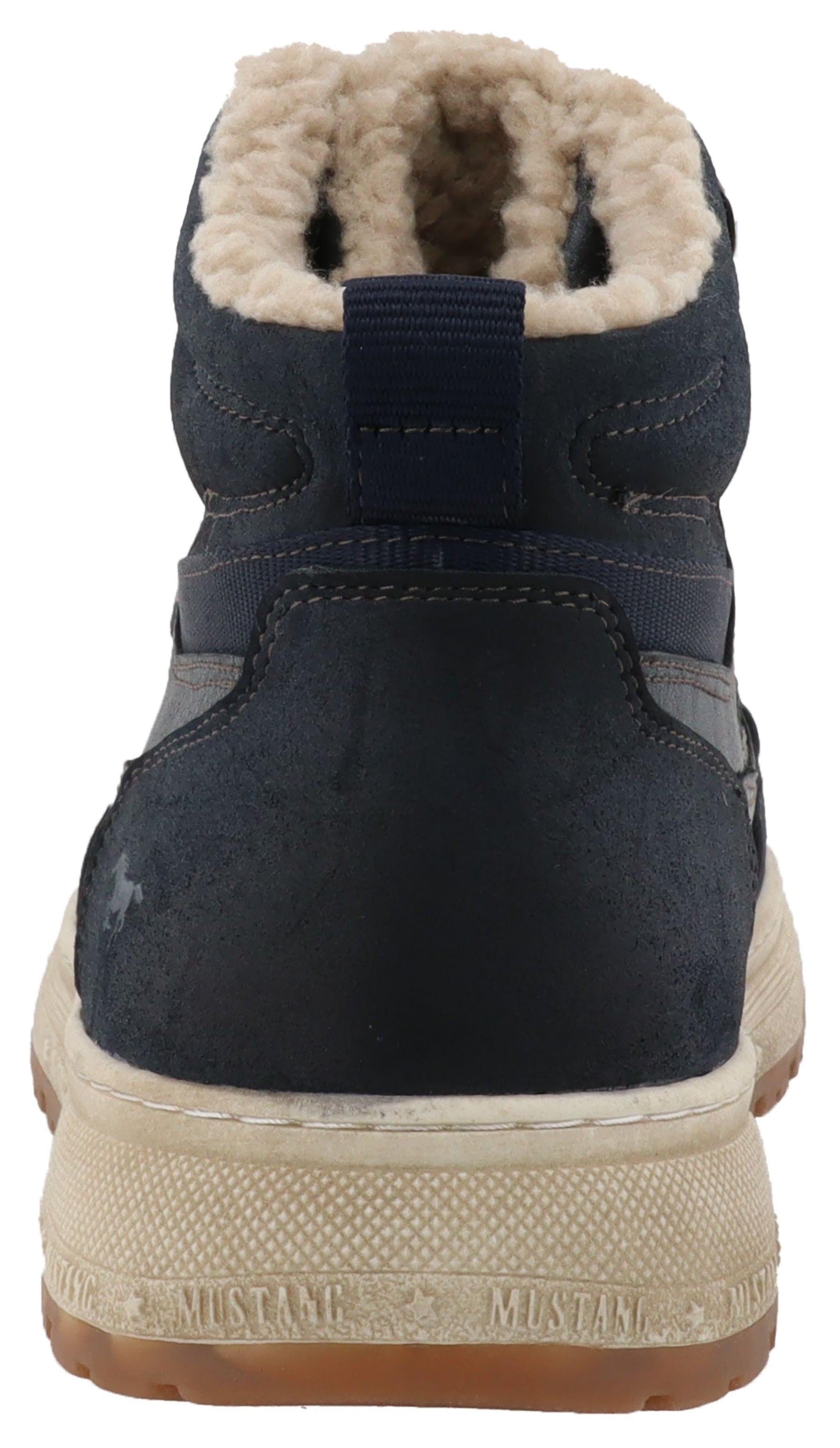 Mustang Shoes Winterboots »Puno«  High Top Sneaker, Schnürboots mit Warmfutter