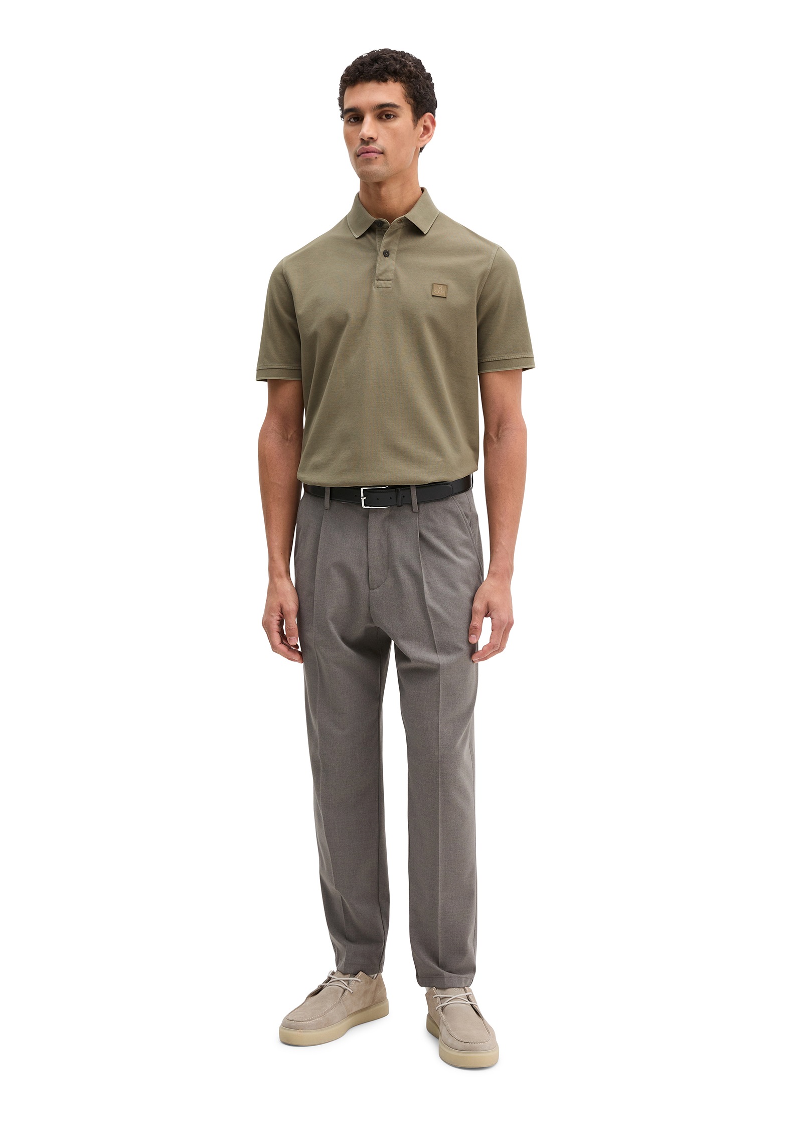 Marc O'Polo Poloshirt weiches Tragegefühl, regular Fit, Logopatch auf der Brust