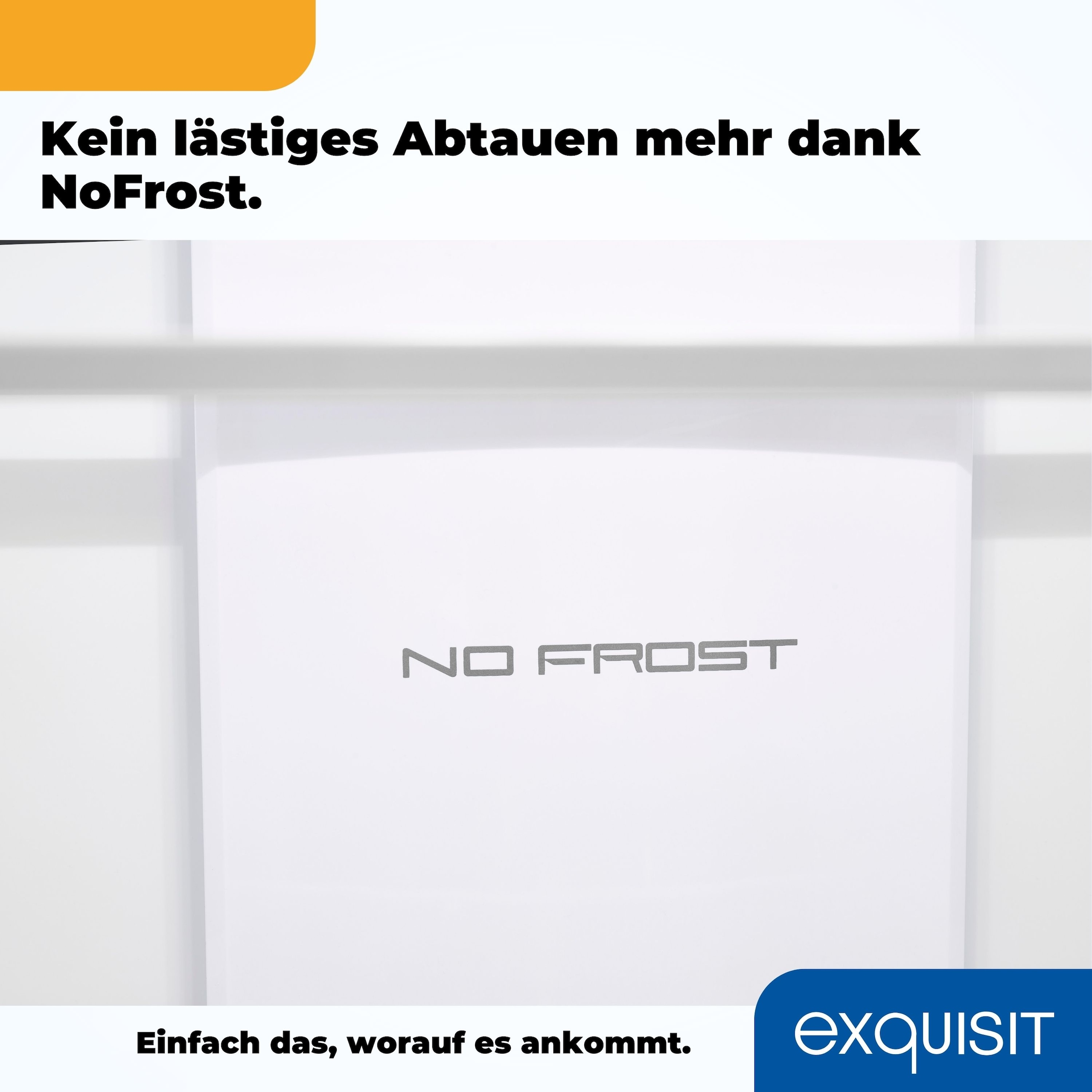 exquisit Kühl-/Gefrierkombination »KGC195-65-NF-330E inoxlook-az« 157,5 cm hoch 48,5 cm breit 4-Sternefach