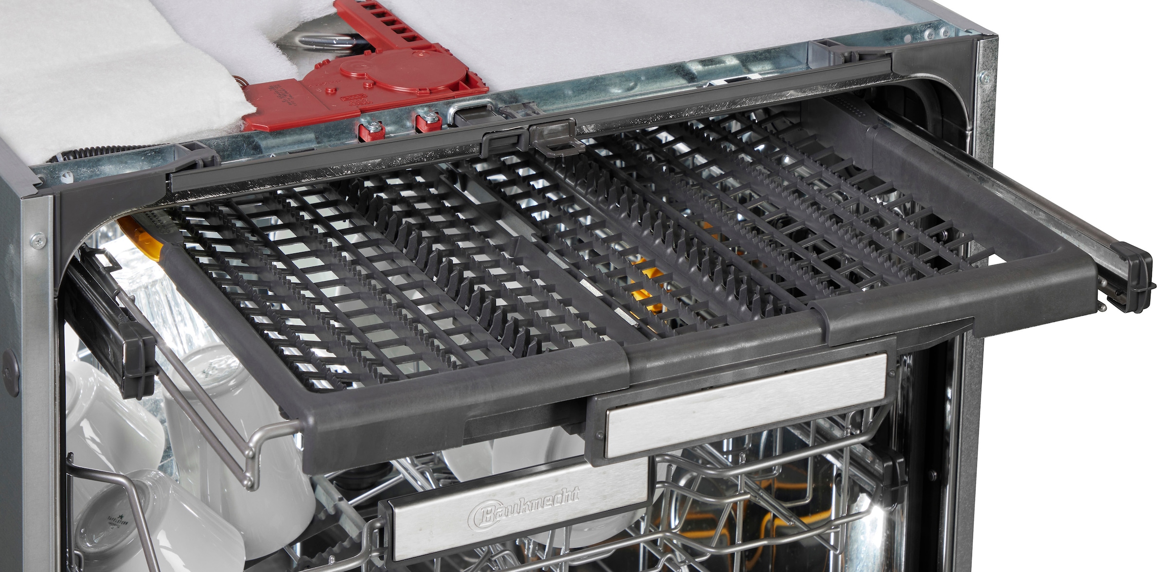 BAUKNECHT vollintegrierbarer Geschirrspüler »BK7IA115B2M6L0« 15 tlg. Maßgedecke Großer MaxiSpace Innenraum, inklusive PowerClean Pro Hochdruckdüsen