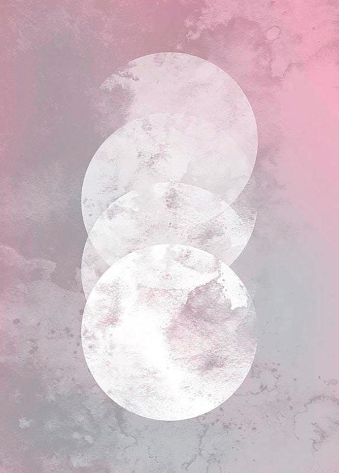 Komar Bild »Tessera Noctis«, Formen-Kunst, (1 St.), Wandbild zur Dekoration - ohne Rahmen
