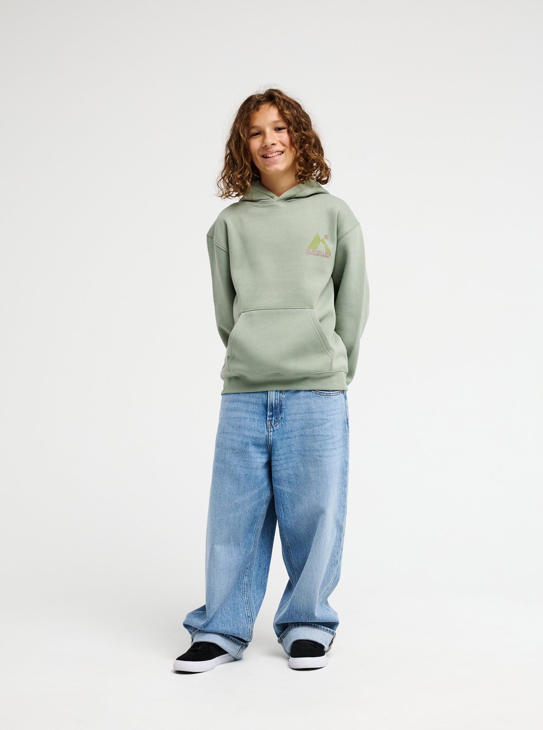 Quiksilver Kapuzensweatshirt »GRAPHIC HOODIE OVERSIZED YOUTH«, Oversized Schnitt, mit Kapuze, aus Baumwolle und Polyester
