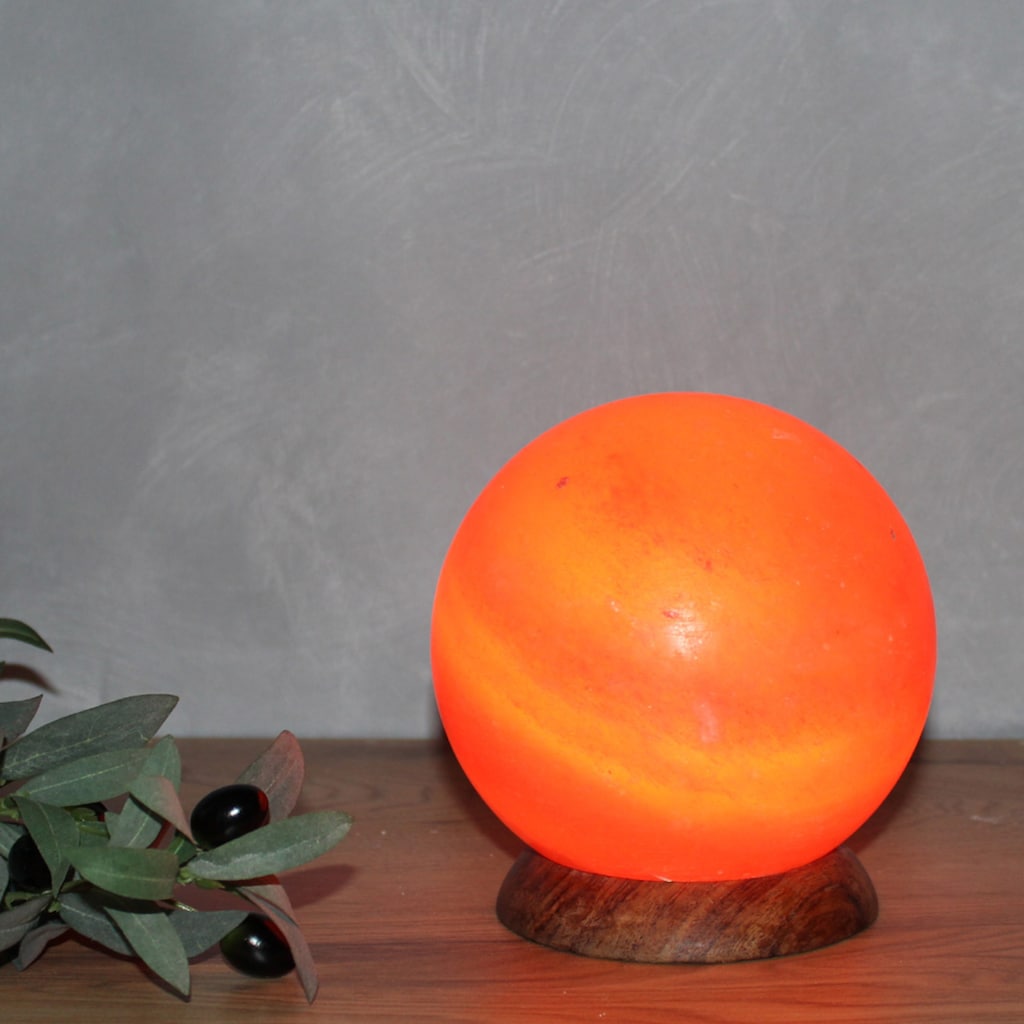 HIMALAYA SALT DREAMS Salzkristall-Tischlampe »USB-Ball«