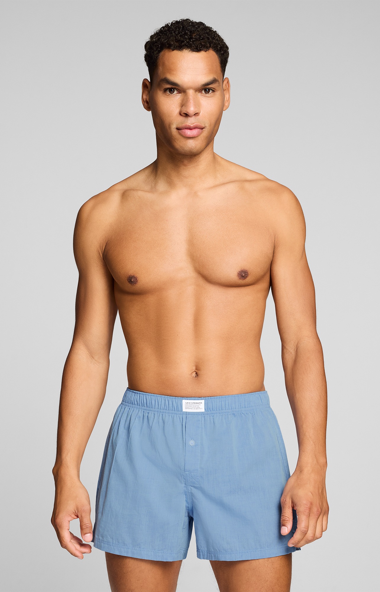 Levi's® Webboxer »LEVIS MEN WOVEN BOXER 2P« 2er Pack,  mit Eingriff, Baumwolle, weites Bein