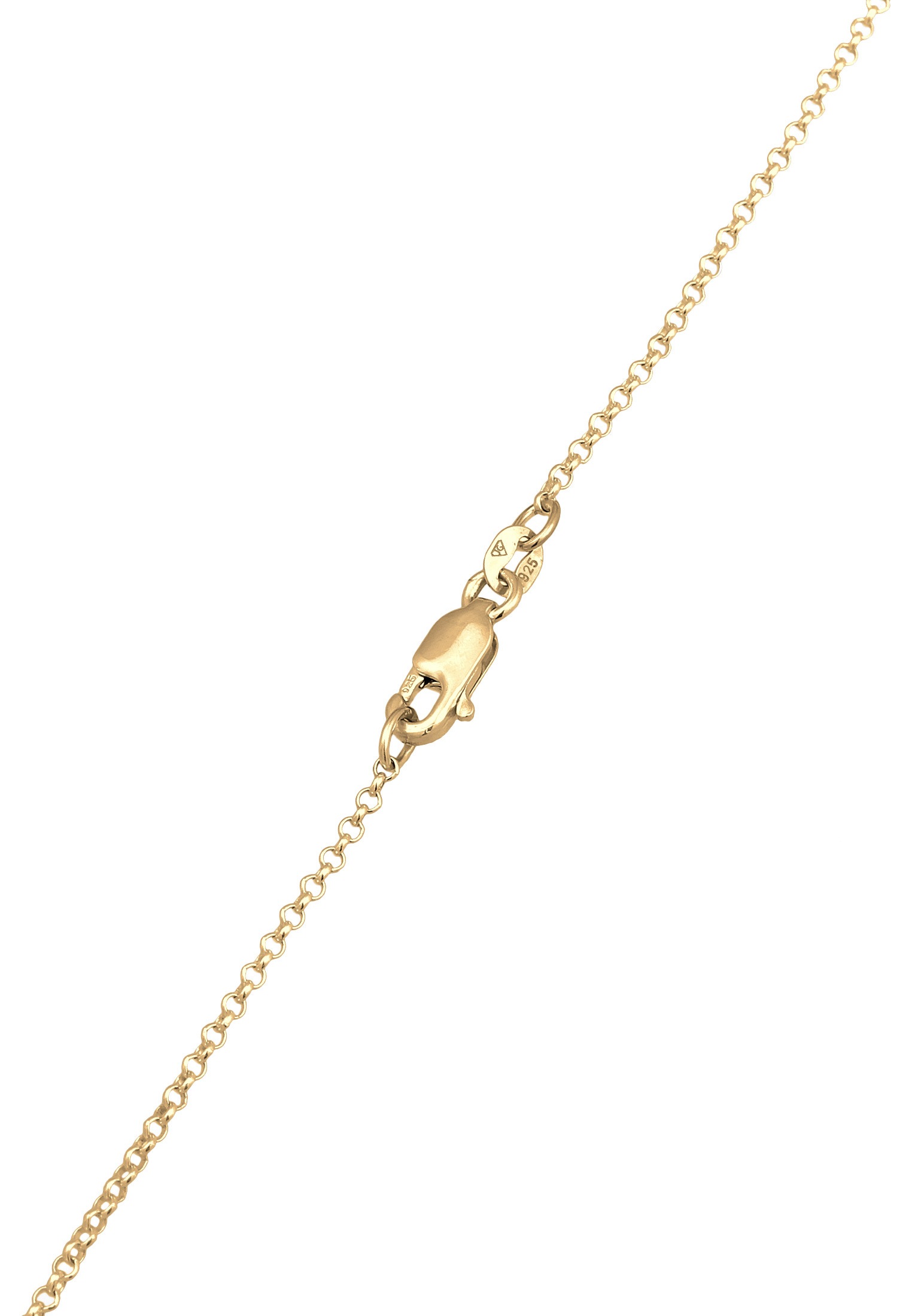 Elli DIAMONDS Silberkette »Halskette Herz Lab Grown Diamanten (0.18 ct) 925 Silber«