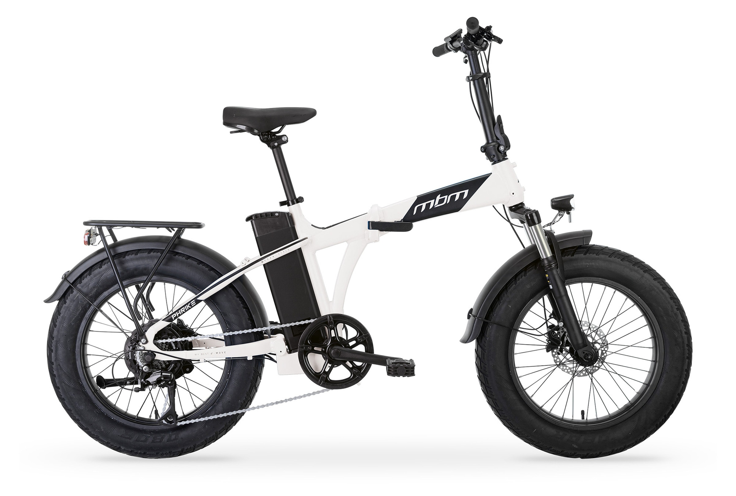 E-Bike »Elektro-Falt-Fahrrad PHRIKE 20 Zoll, weiß«