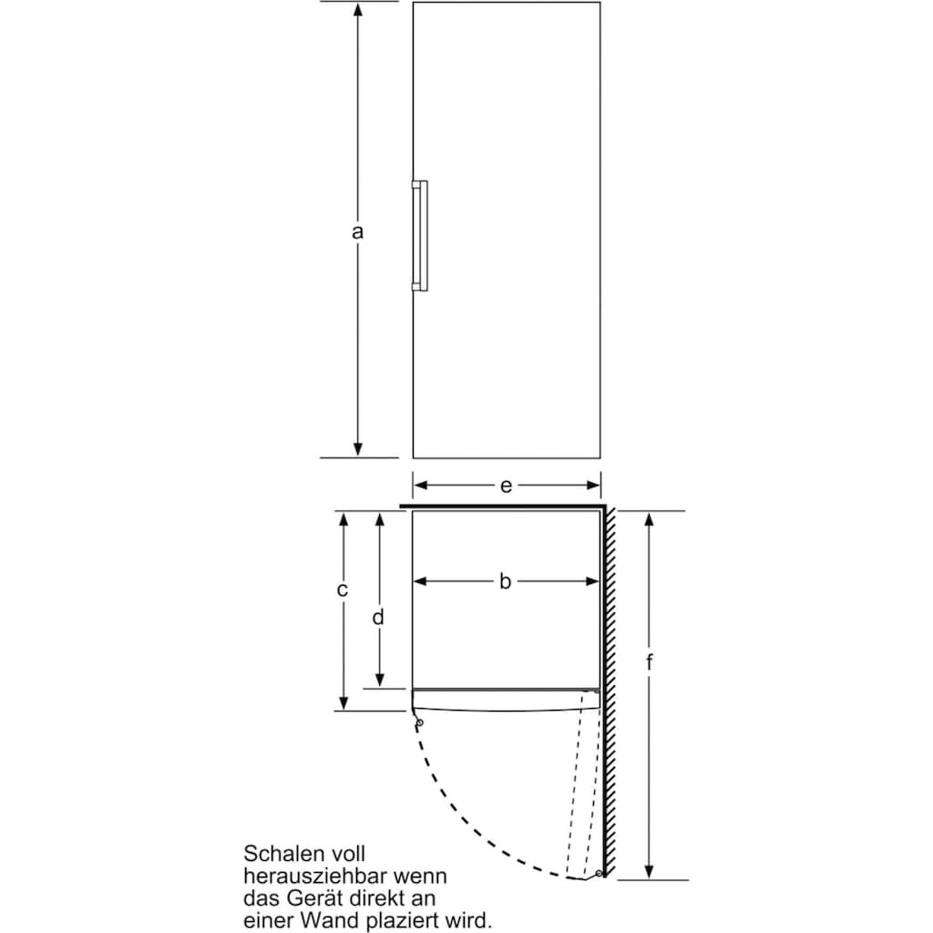 SIEMENS Gefrierschrank »GS58NDWDP«, 191 cm hoch, 70 cm breit