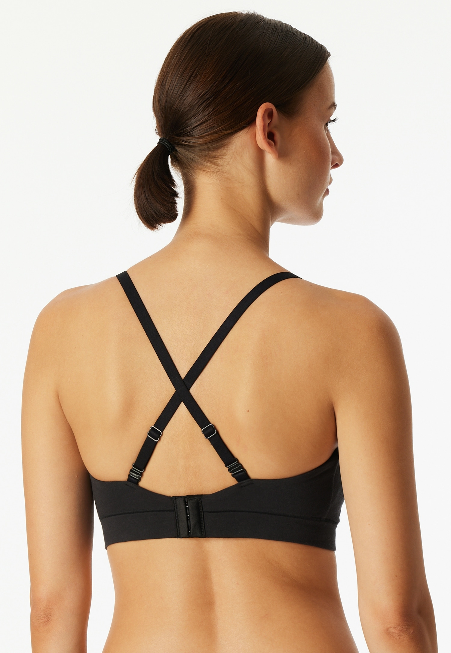 Schiesser Bustier »Unique Cotton« mit herausnehmbaren Pads, ohne Bügel