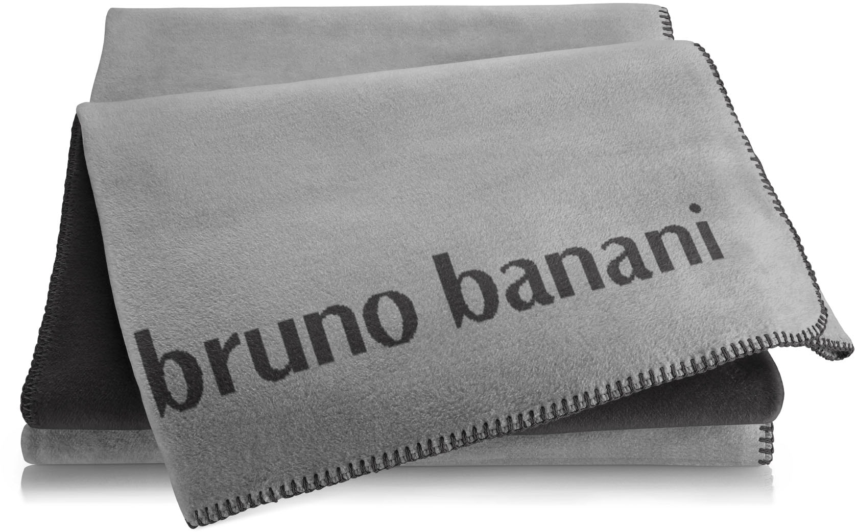 Wohndecke »Bruno Banani«, mit modernem Zierstich